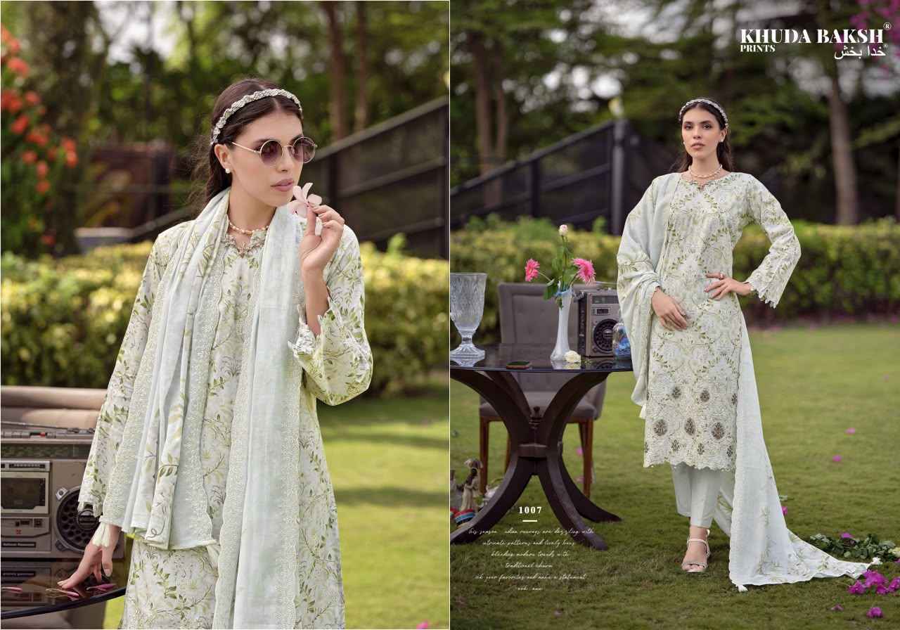Khuda Baksh Prints Dastaan E Jashan Vol 3 Lawn Dress Material 8 pcs Cataloge