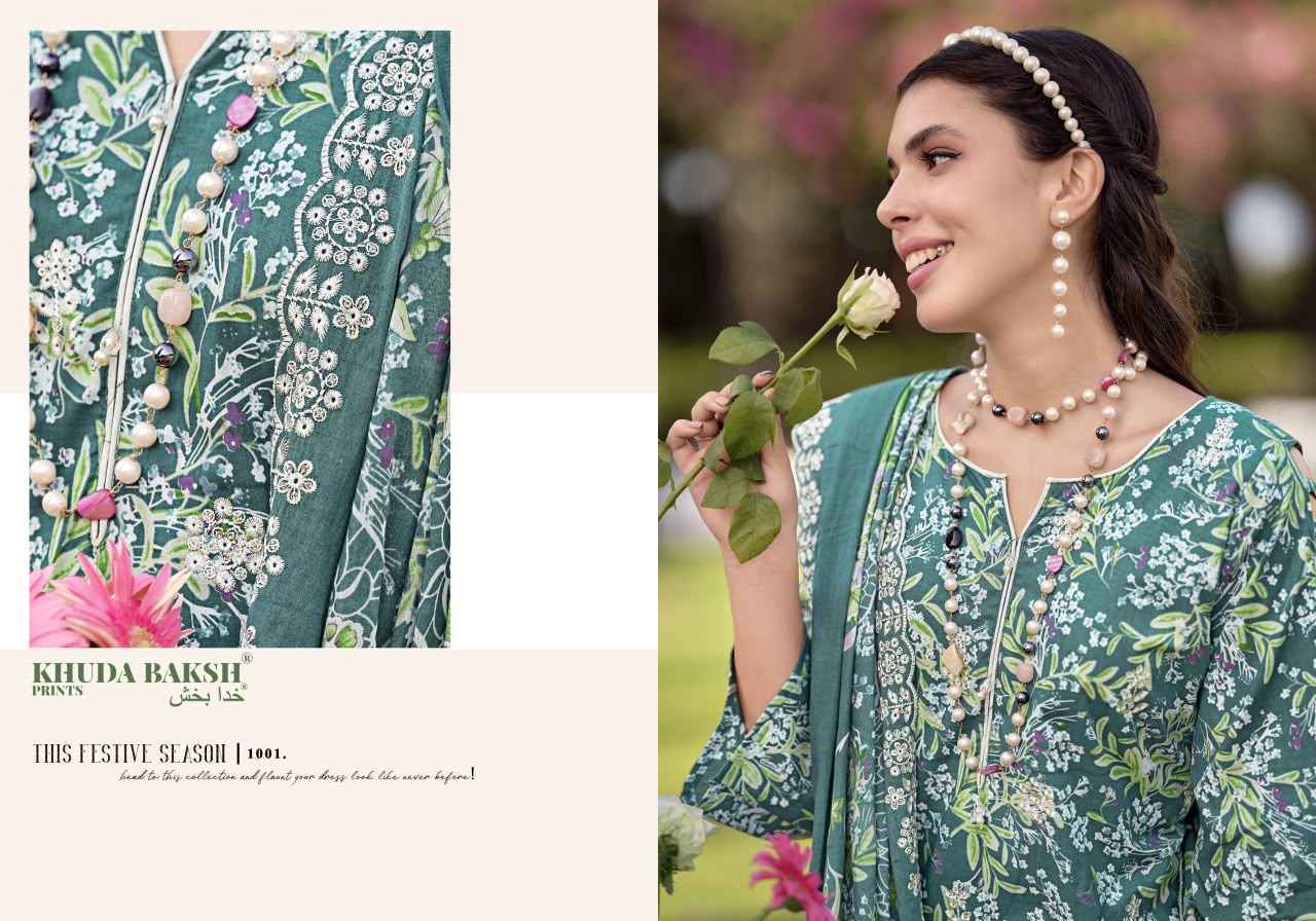 Khuda Baksh Prints Dastaan E Jashan Vol 3 Lawn Dress Material 8 pcs Cataloge