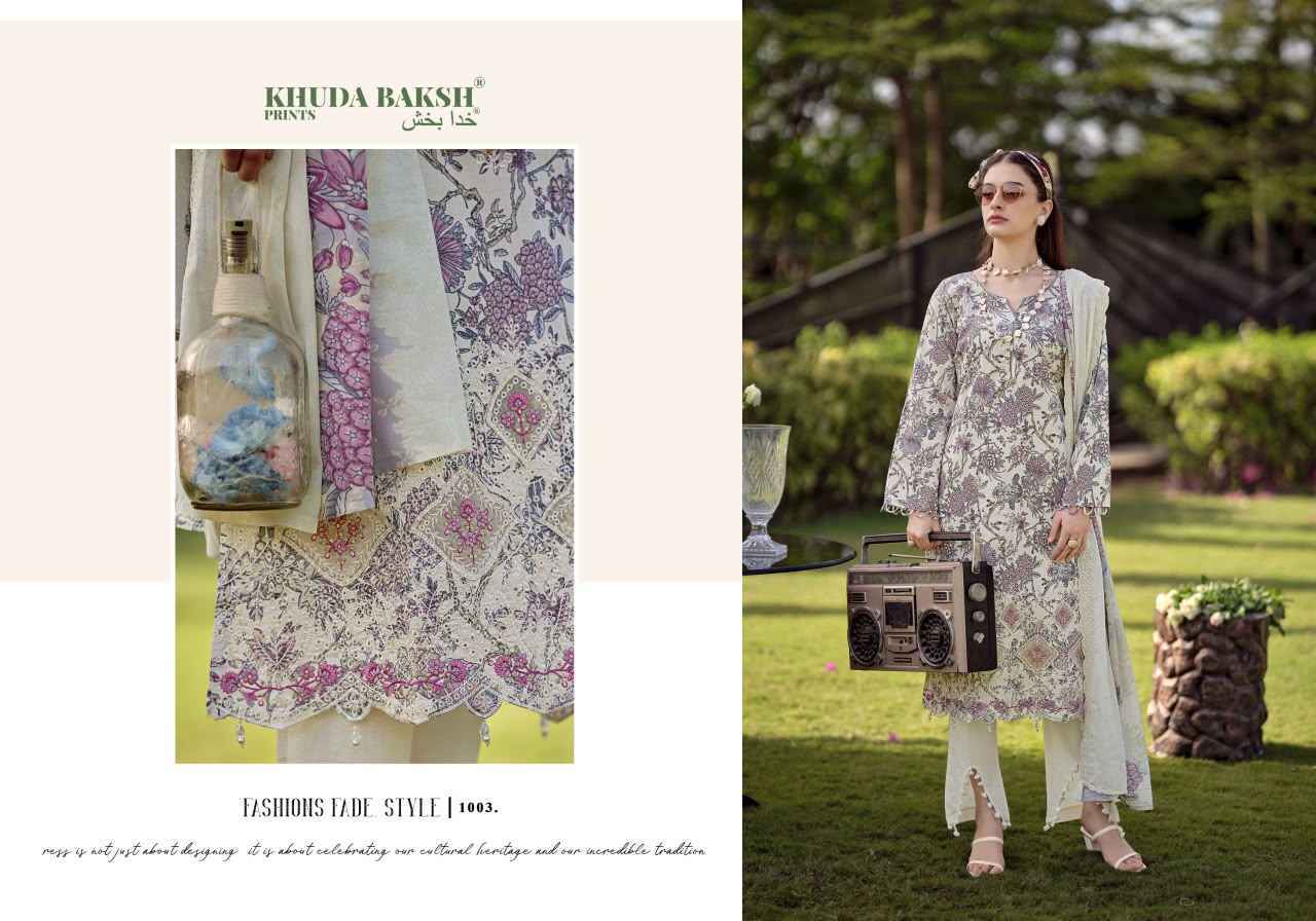 Khuda Baksh Prints Dastaan E Jashan Vol 3 Lawn Dress Material 8 pcs Cataloge