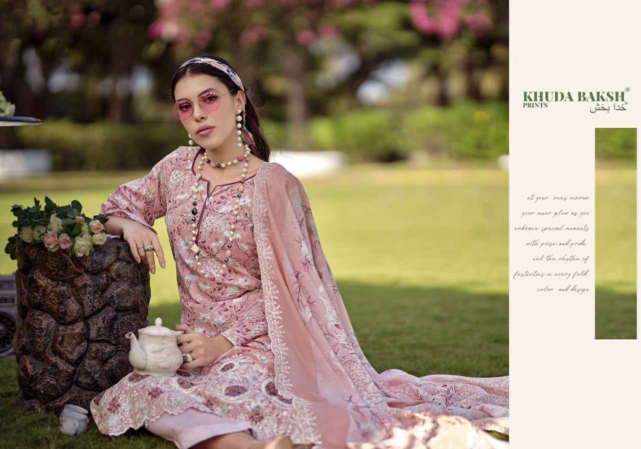 Khuda Baksh Prints Dastaan E Jashan Vol 3 Lawn Dress Material 8 pcs Cataloge