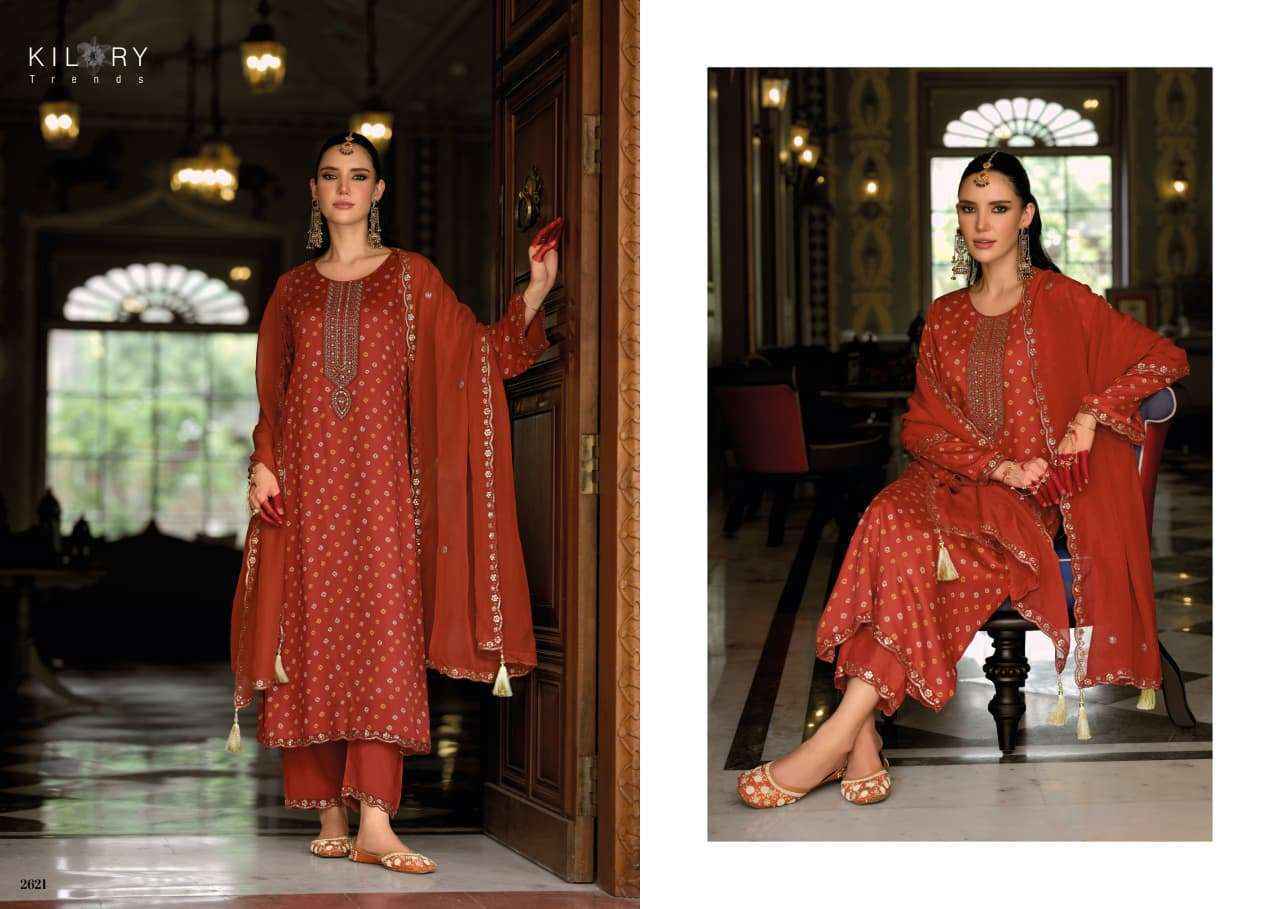 Kilory Trends Sone Ki Dor Silk Dress Material 4 pcs Catalogue