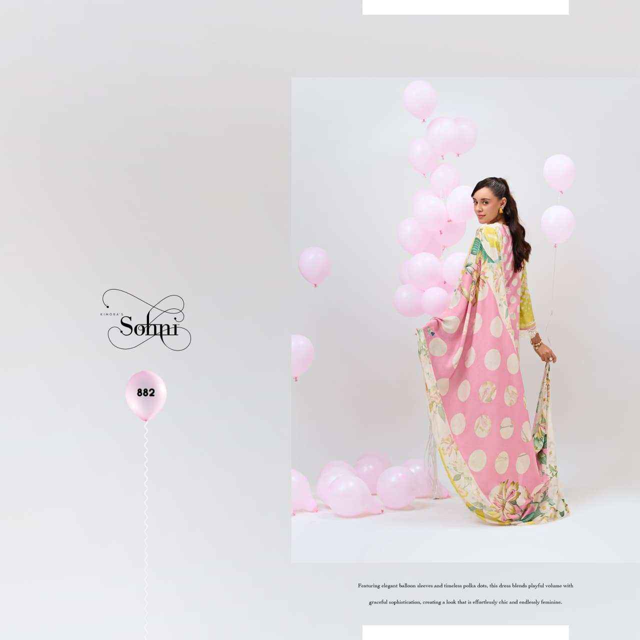 Kimora Bebo Muslin Dress Material (4 pcs Catalogue)