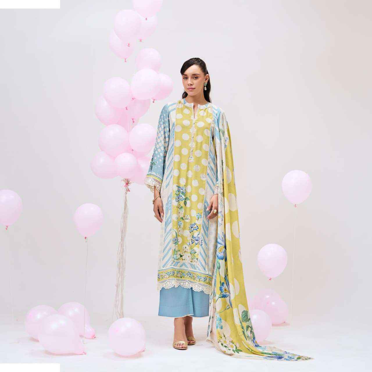 Kimora Bebo Muslin Dress Material (4 pcs Catalogue)