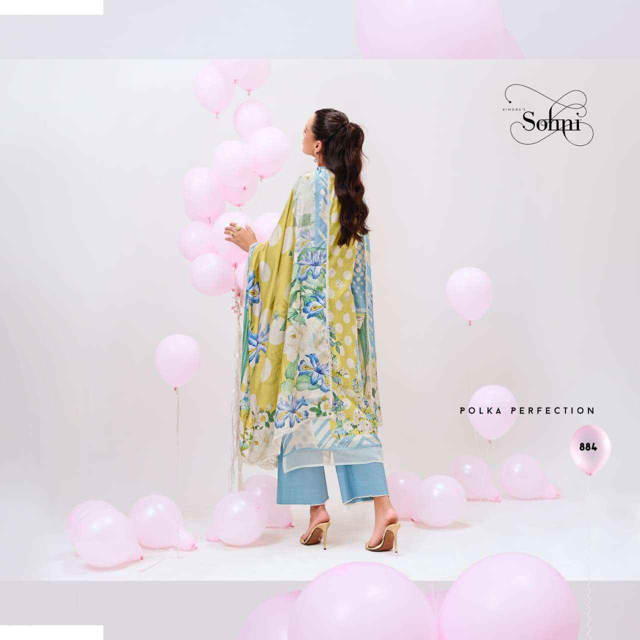 Kimora Bebo Muslin Dress Material (4 pcs Catalogue)