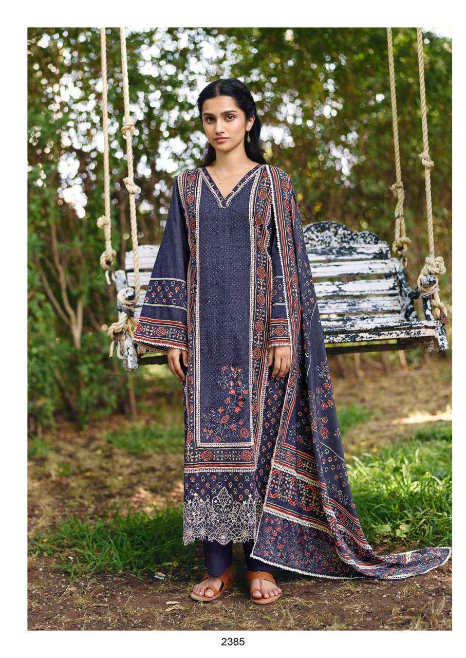 Kimora Manzil Vol-85 Lawn Cotton Dress Material (4 pcs Catalogue)
