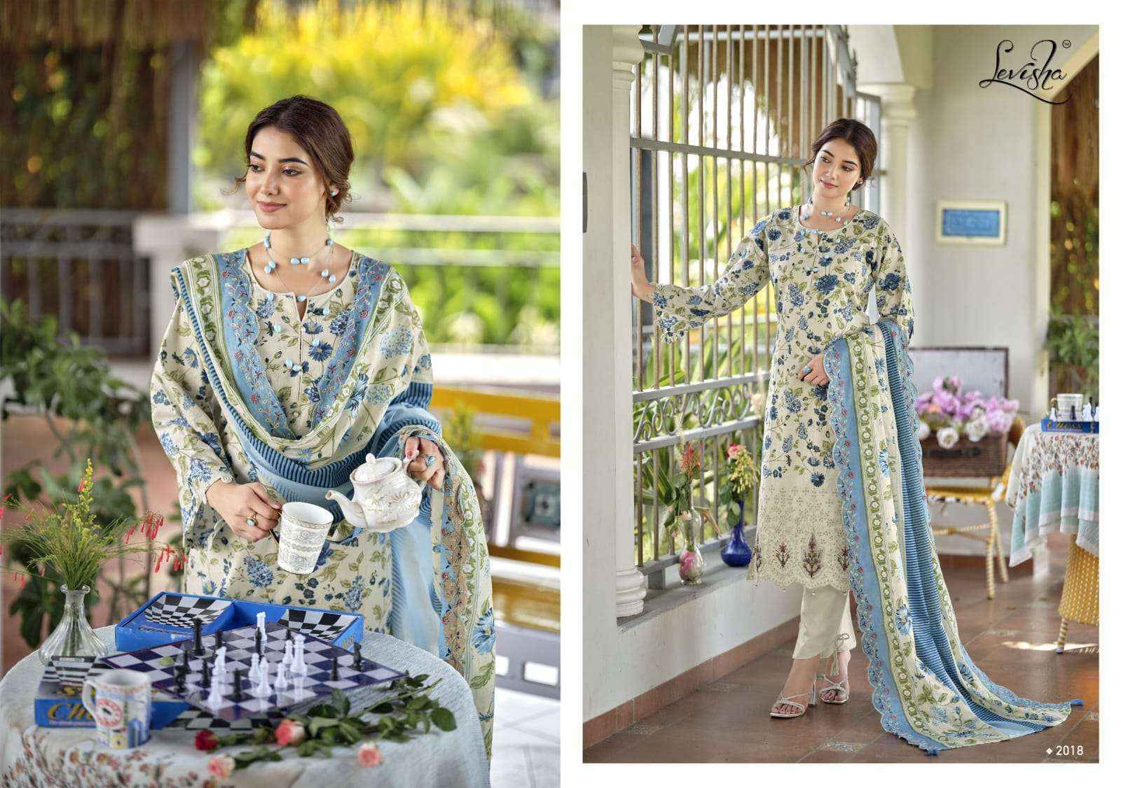 Levisha Nawazish Vol 2 Lawn Cotton Dress Material 6 pcs Catalogue