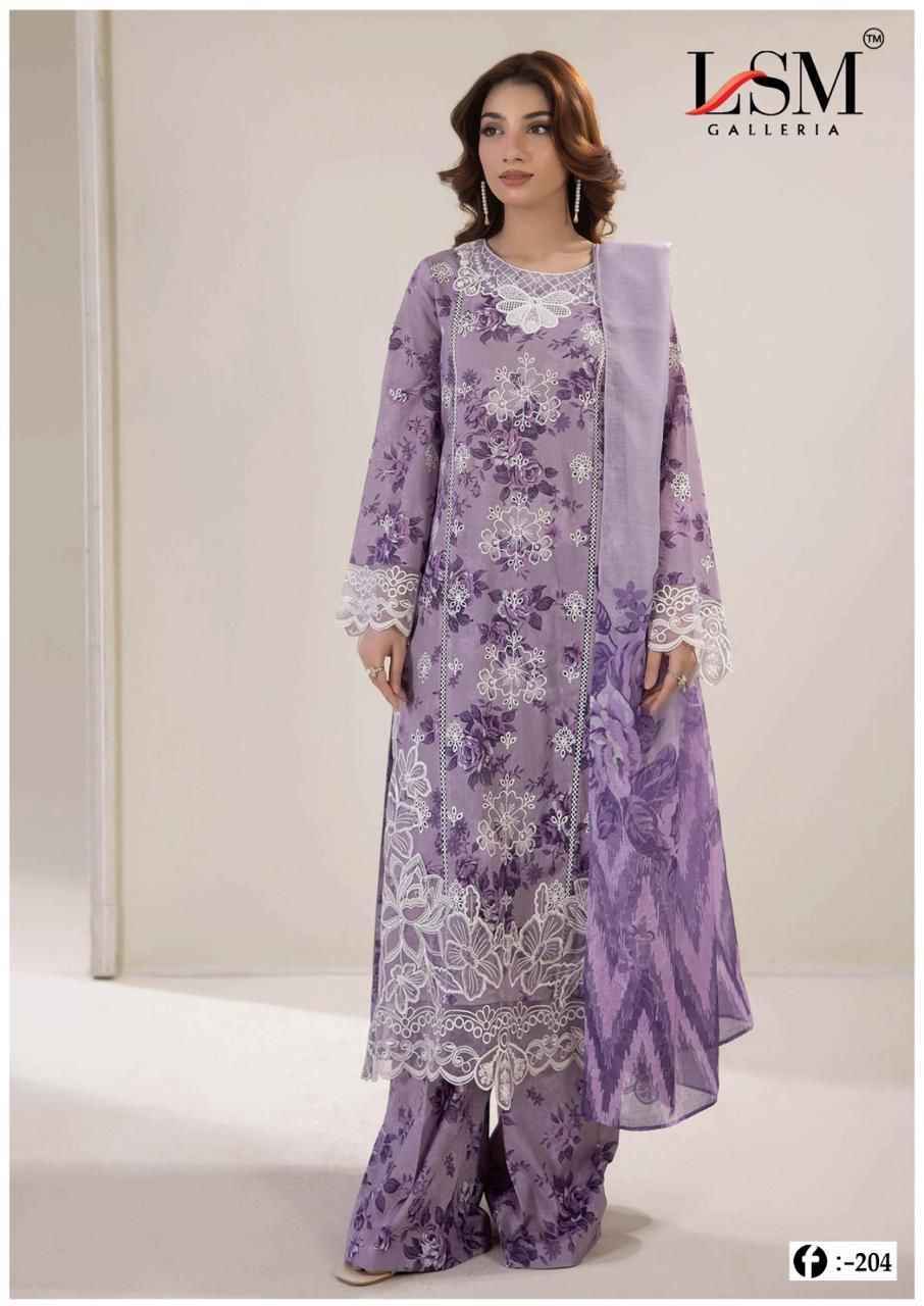 LSM Galleria Firdous Queen Lawn Vol-20 Readymade Lawn Cotton Dress (6 pcs Catalogue)