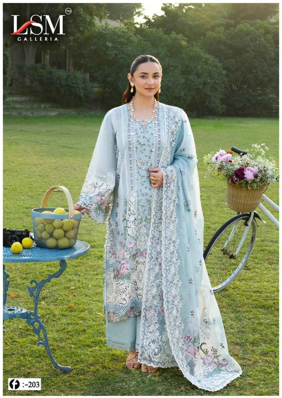 LSM Galleria Firdous Queen Lawn Vol-20 Readymade Lawn Cotton Dress (6 pcs Catalogue)