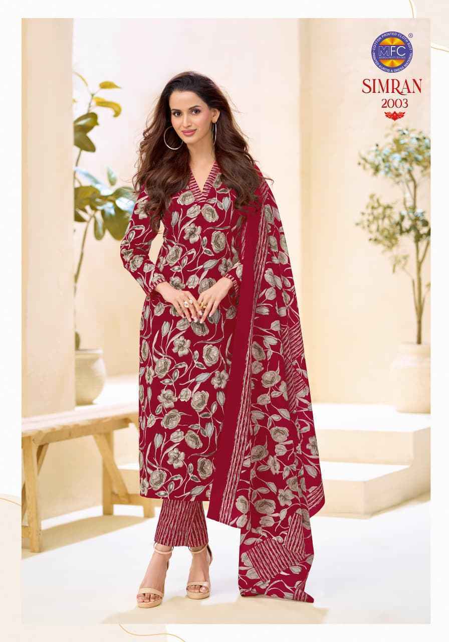 MFC Simran Vol-2 Cotton Dress Material (12 pcs Catalogue)