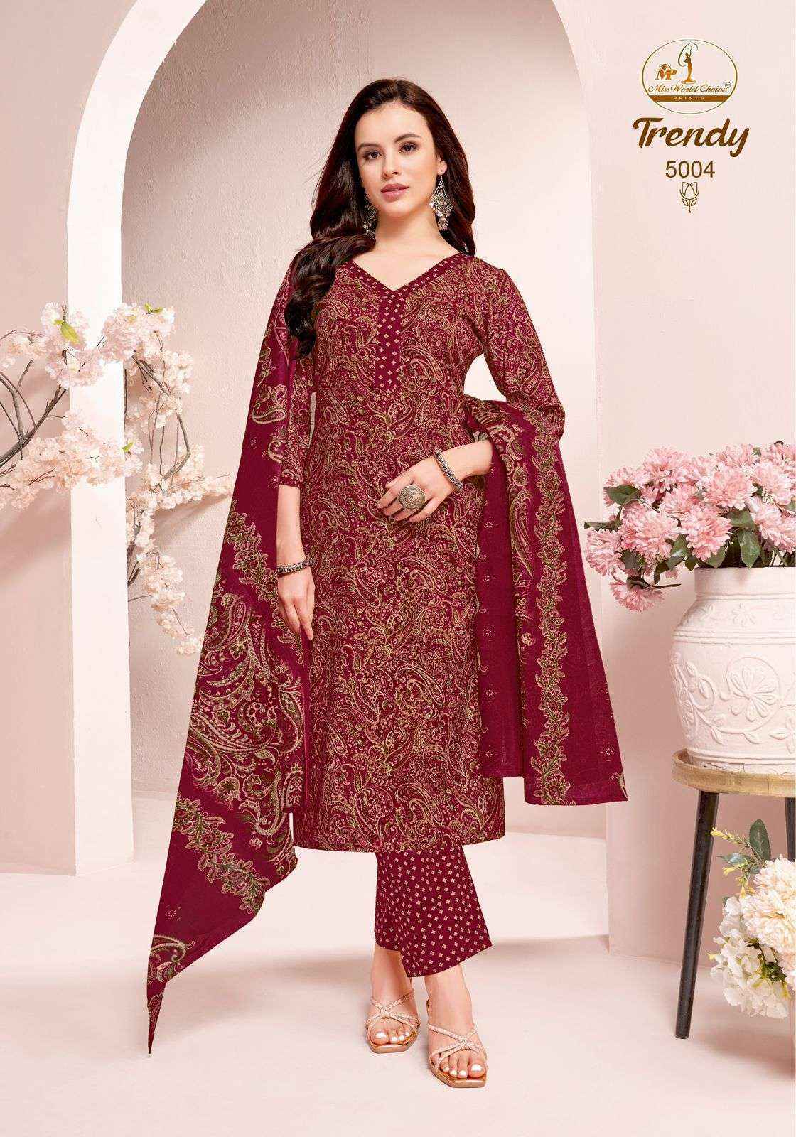 Miss World Choice Trendy Vol-5 Readymade Cotton Dress (10 pcs Catalogue)