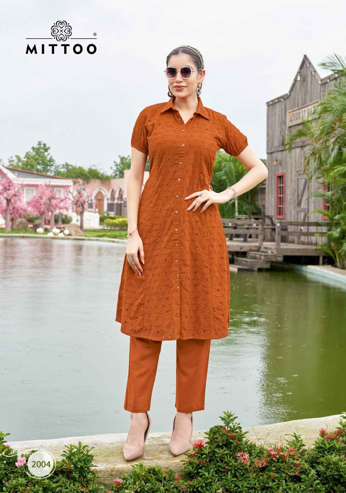 Mittoo Charvi Cotton Top With Bottom (4 pcs Catalogue)