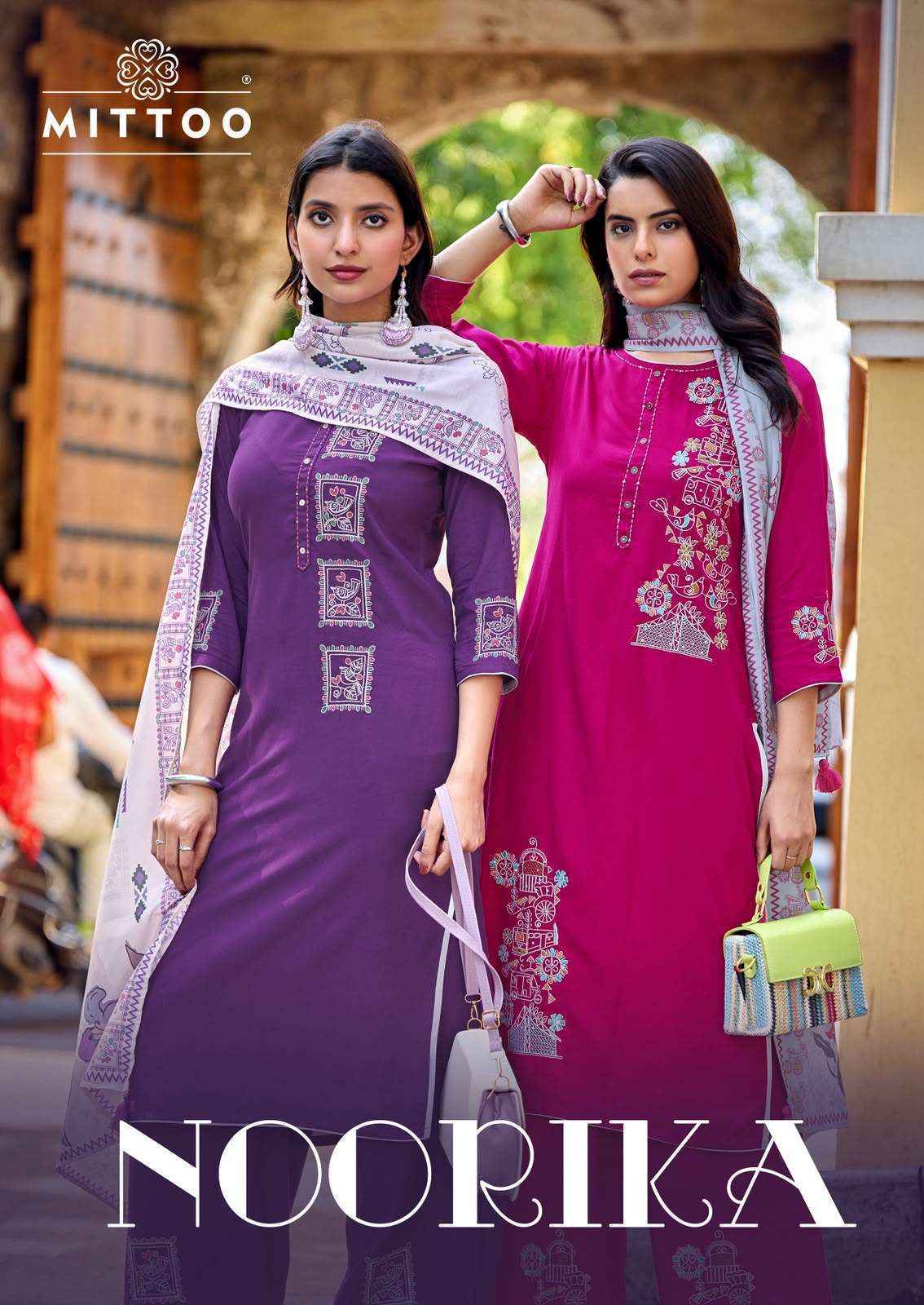 Mittoo Noorika Rayon Kurti Combo 6 pcs Catalogue