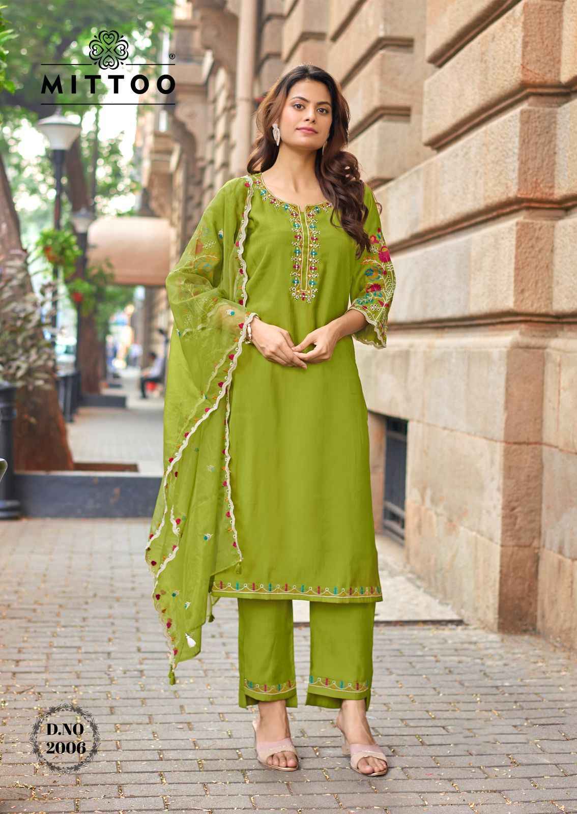 Mittoo Rang Mahal Viscose Readymade Suit (6 pcs Catalogue)