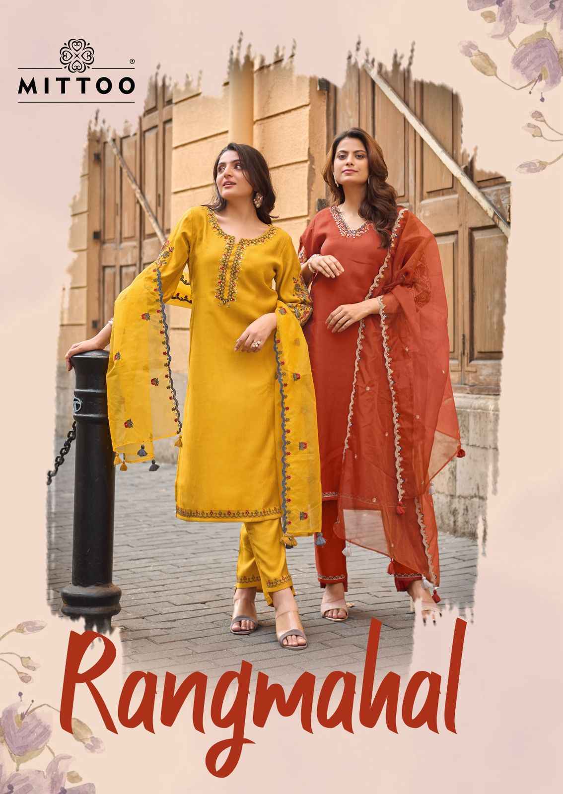 Mittoo Rang Mahal Viscose Readymade Suit (6 pcs Catalogue)