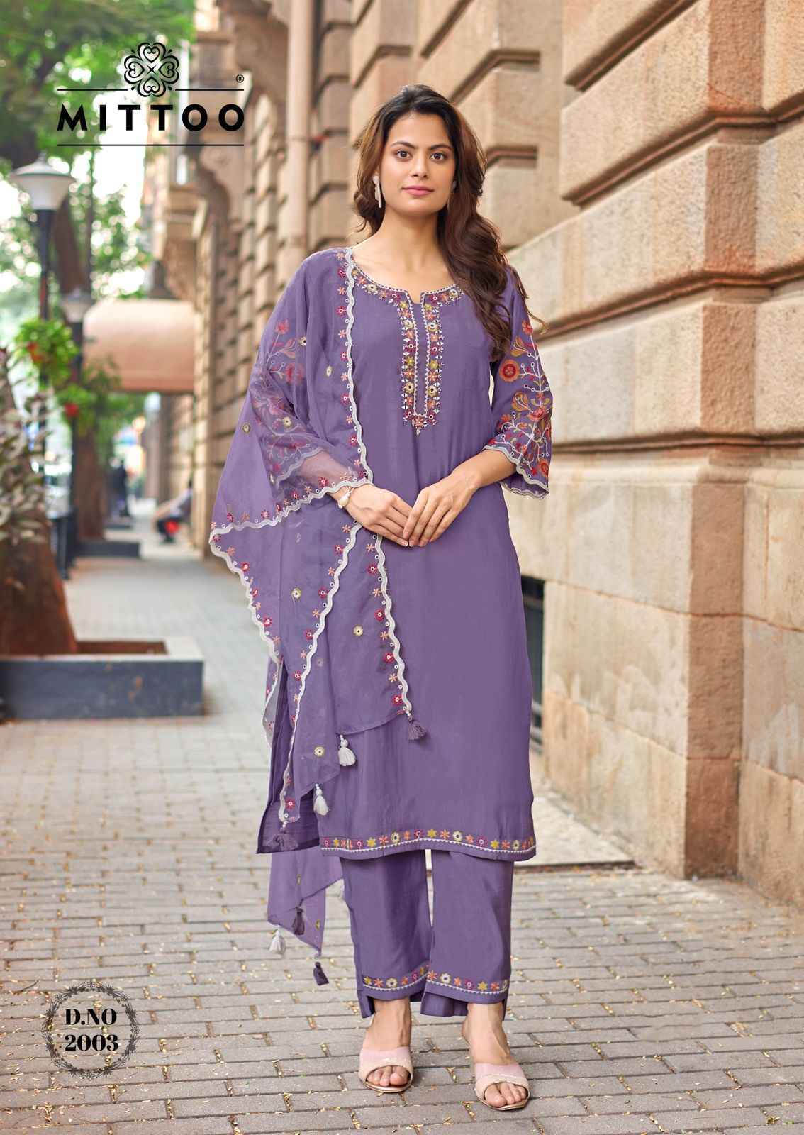 Mittoo Rang Mahal Viscose Readymade Suit (6 pcs Catalogue)