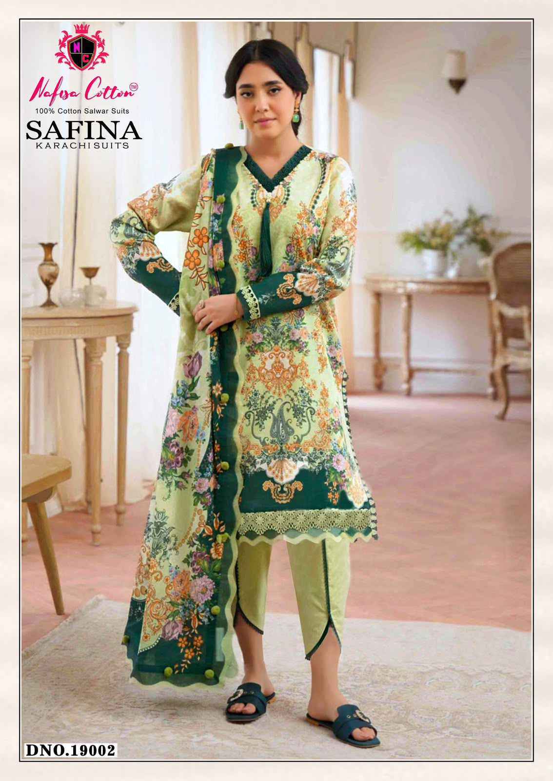 Nafisa Cotton Safina Vol-19 Cotton Dress Material (6 pcs Catalogue)