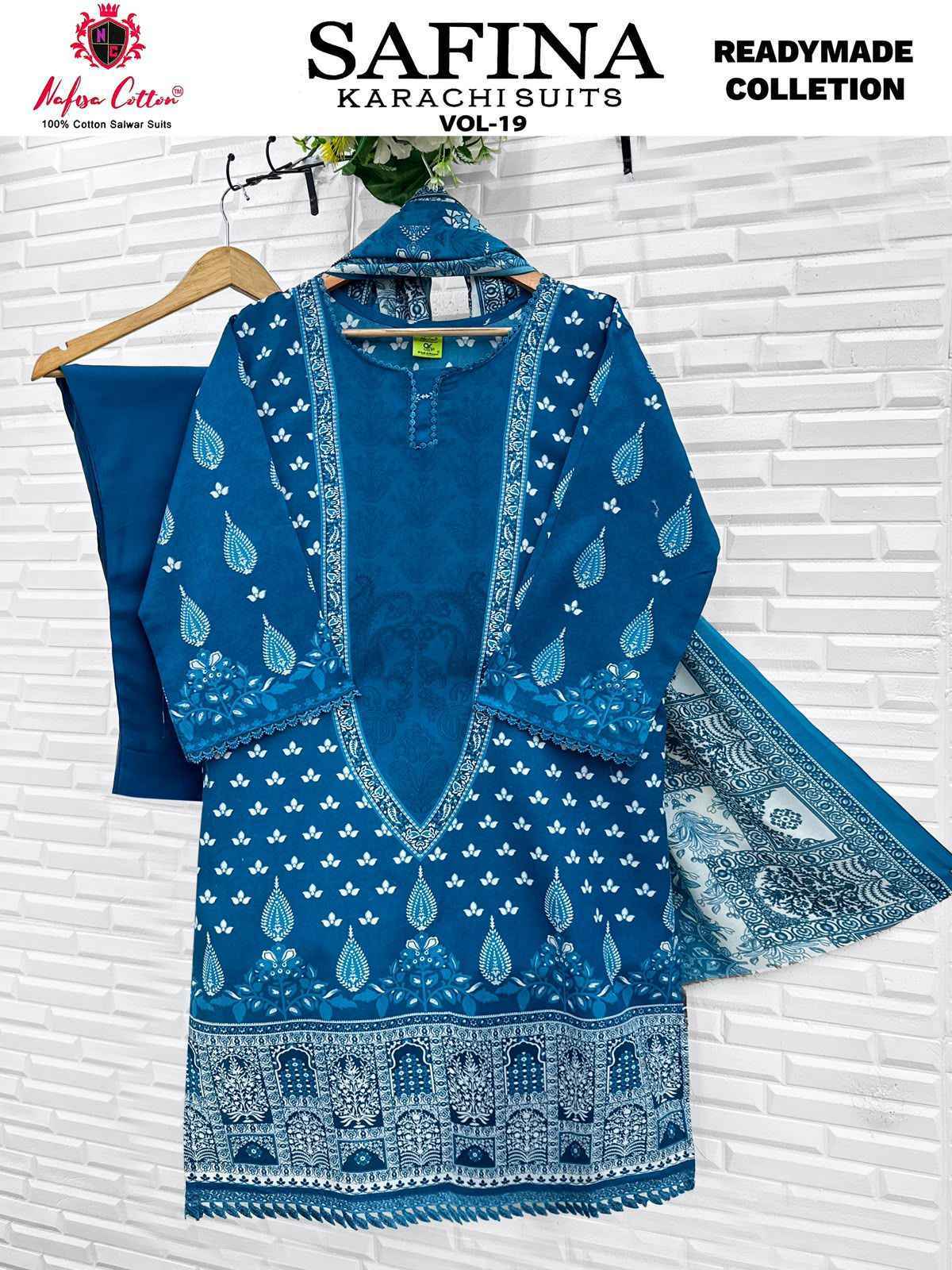 Nafisa Cotton Safina Vol-19 Readymade Cotton Dress (6 pcs Catalogue)