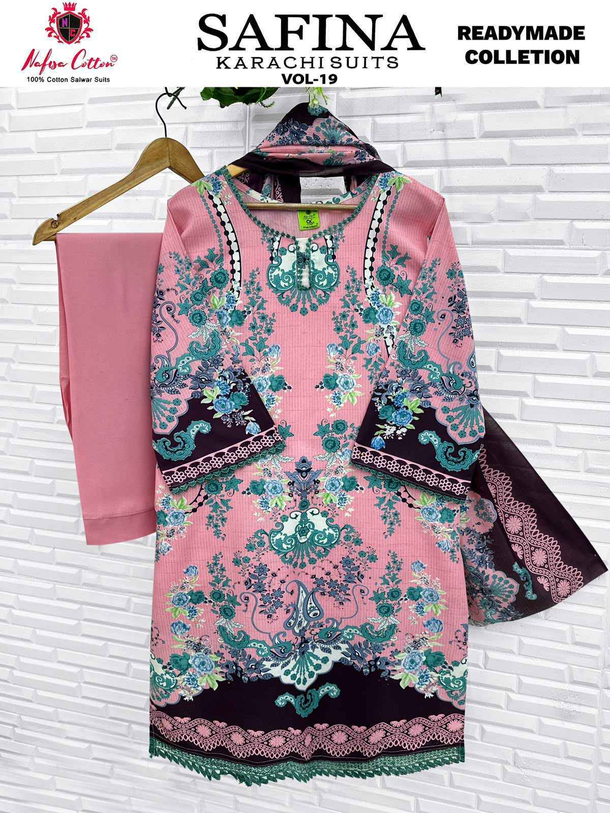 Nafisa Cotton Safina Vol-19 Readymade Cotton Dress (6 pcs Catalogue)