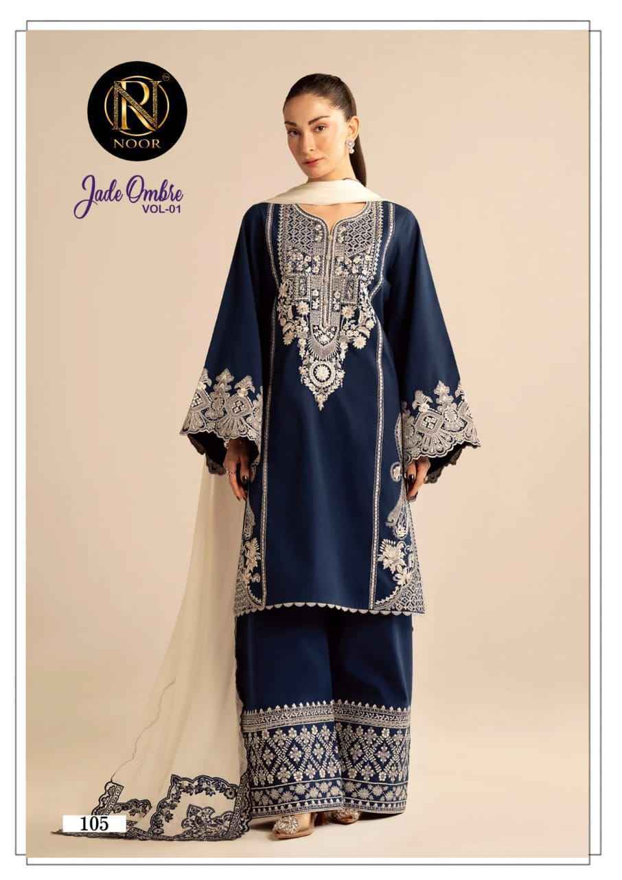 Noor Jade Ombre Vol-1 Cotton Dress Material (6 pcs Cataloge)