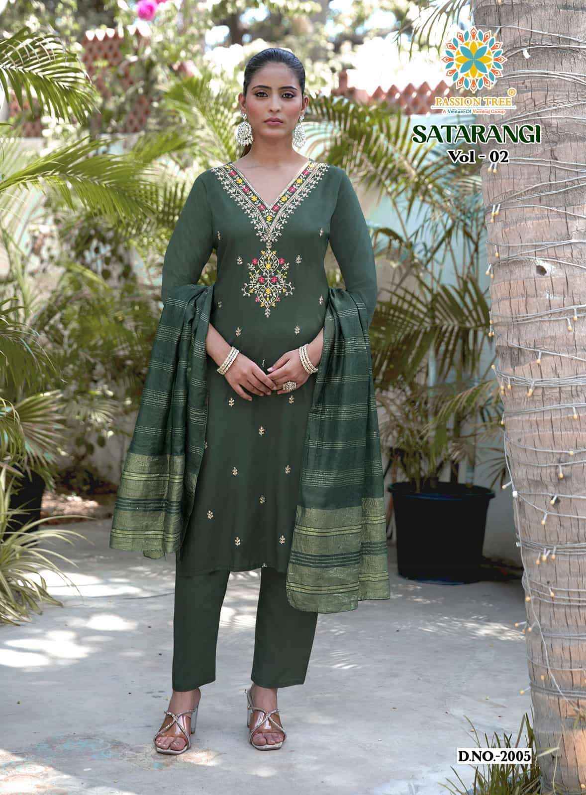 Passion Tree Satarangi Vol 2 Rayon Kurti Combo 9 pcs Catalogue