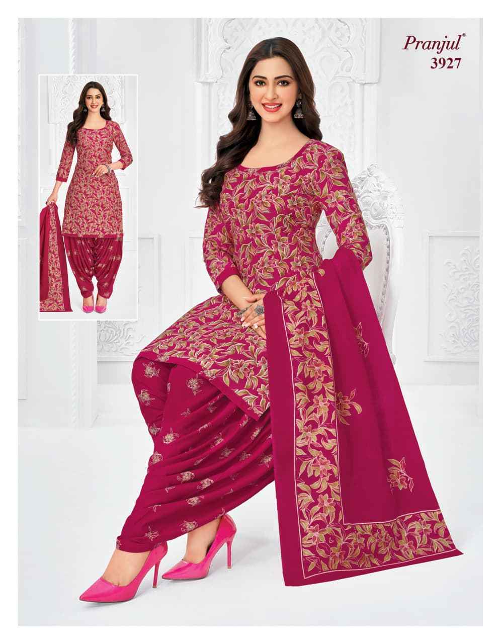 Pranjul Priyanshi Vol 39 Cotton Dress Material 36 pcs Catalogue