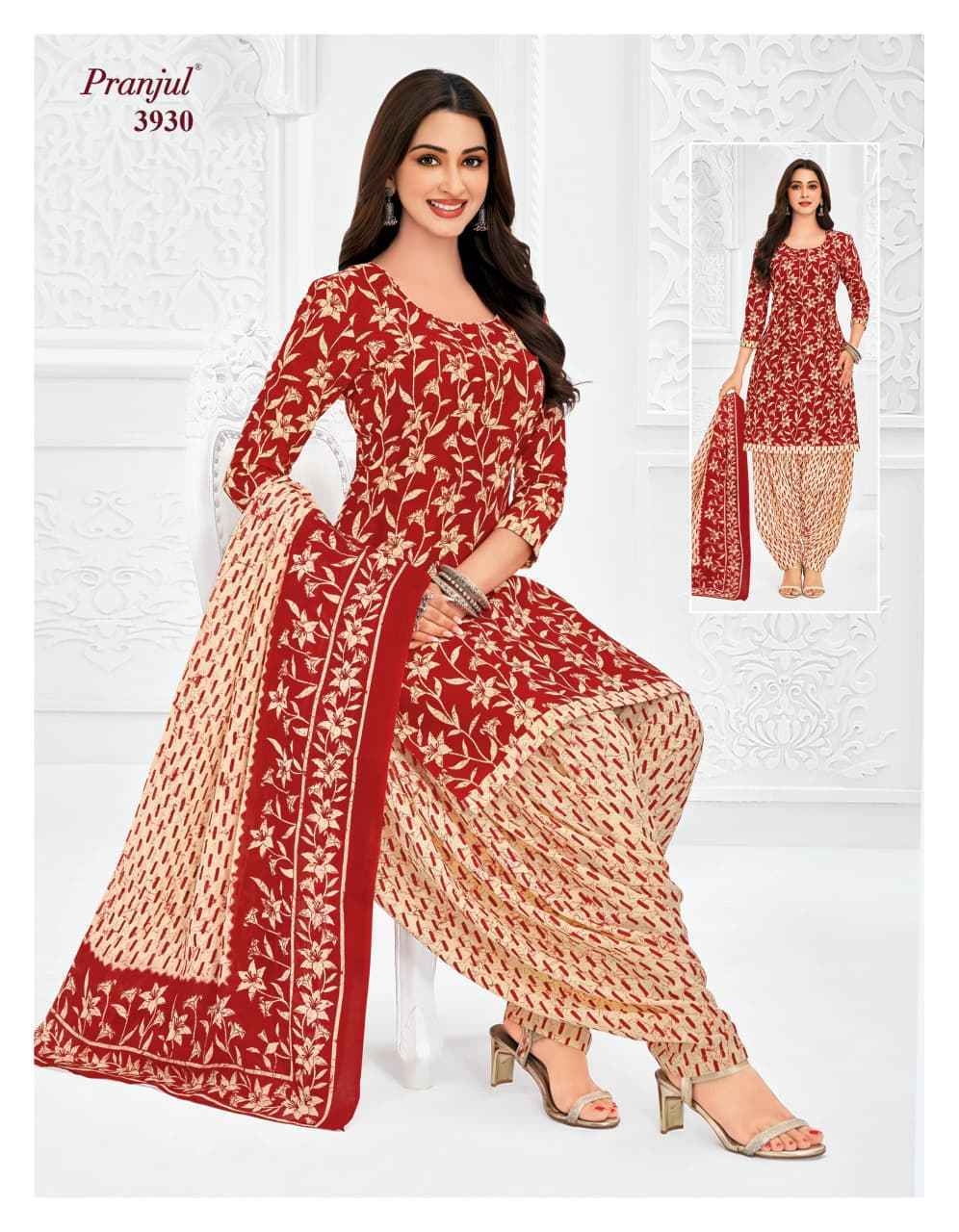 Pranjul Priyanshi Vol 39 Cotton Dress Material 36 pcs Catalogue