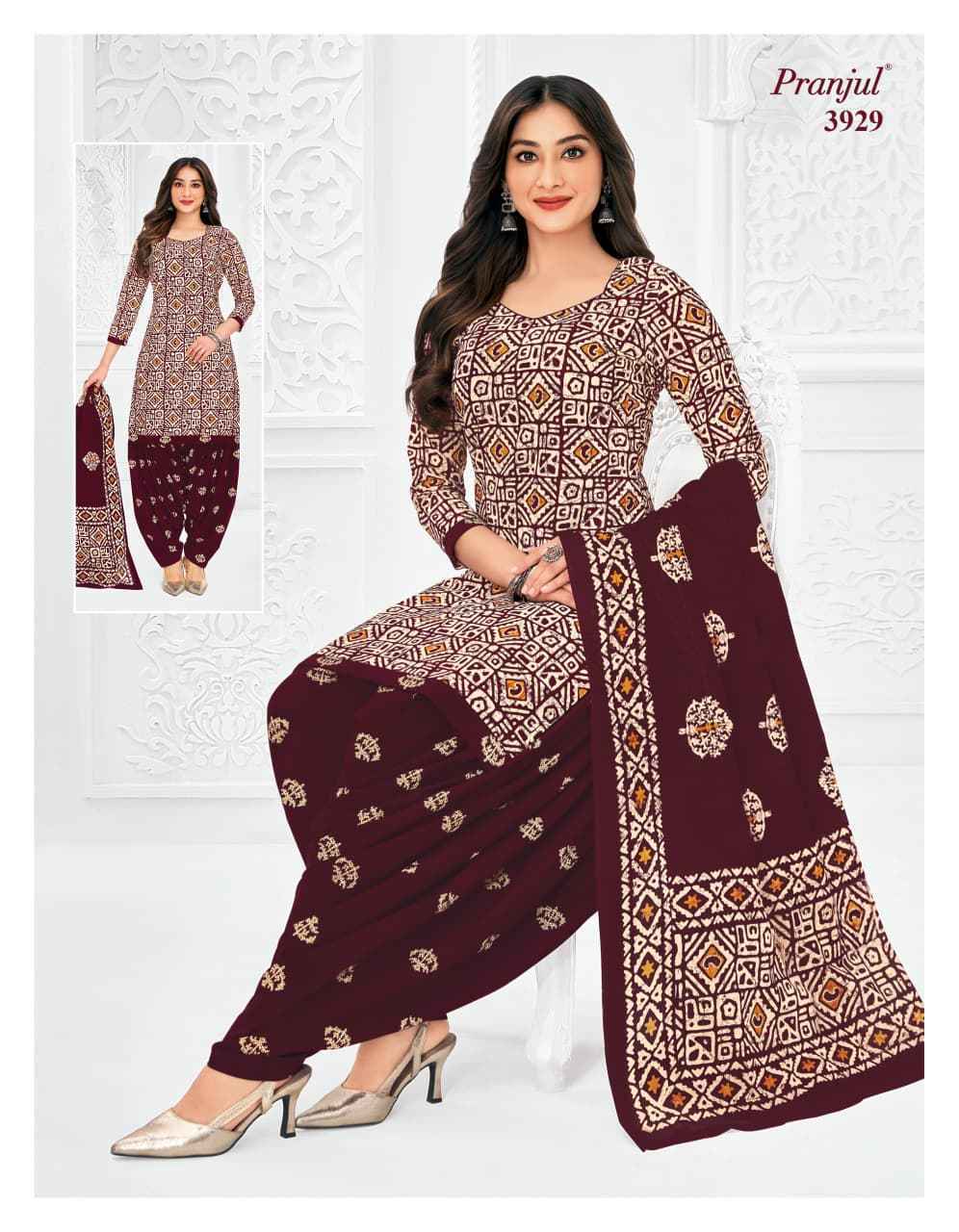 Pranjul Priyanshi Vol 39 Cotton Dress Material 36 pcs Catalogue