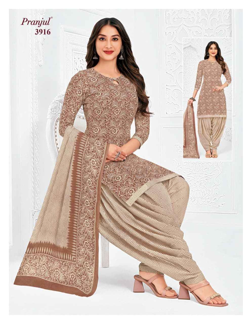 Pranjul Priyanshi Vol 39 Cotton Dress Material 36 pcs Catalogue
