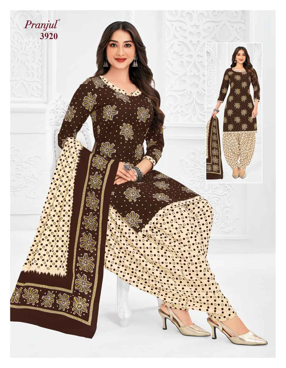 Pranjul Priyanshi Vol 39 Cotton Dress Material 36 pcs Catalogue