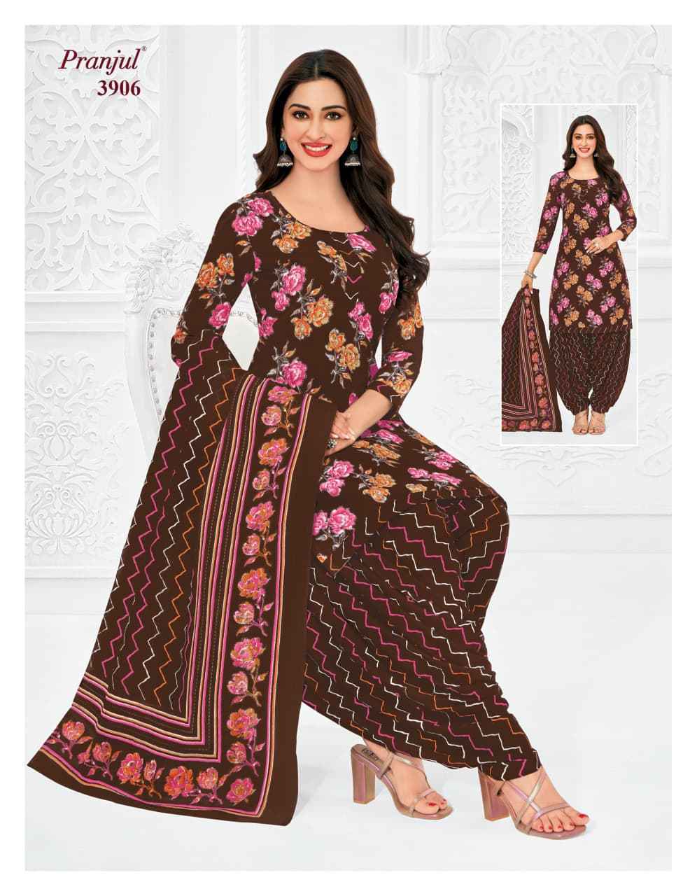 Pranjul Priyanshi Vol 39 Cotton Dress Material 36 pcs Catalogue