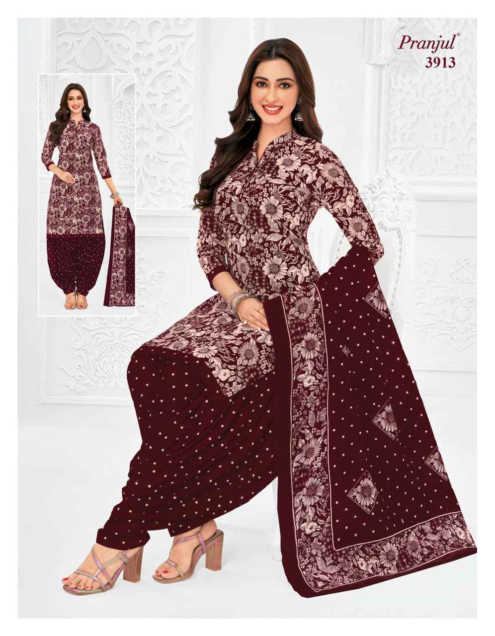 Pranjul Priyanshi Vol 39 Cotton Dress Material 36 pcs Catalogue