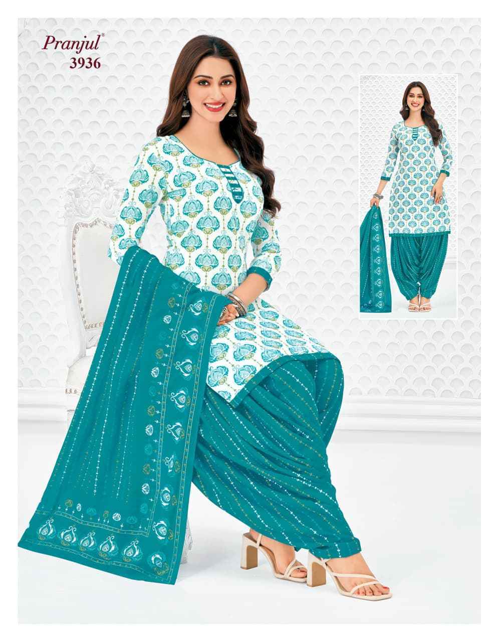 Pranjul Priyanshi Vol 39 Cotton Dress Material 36 pcs Catalogue