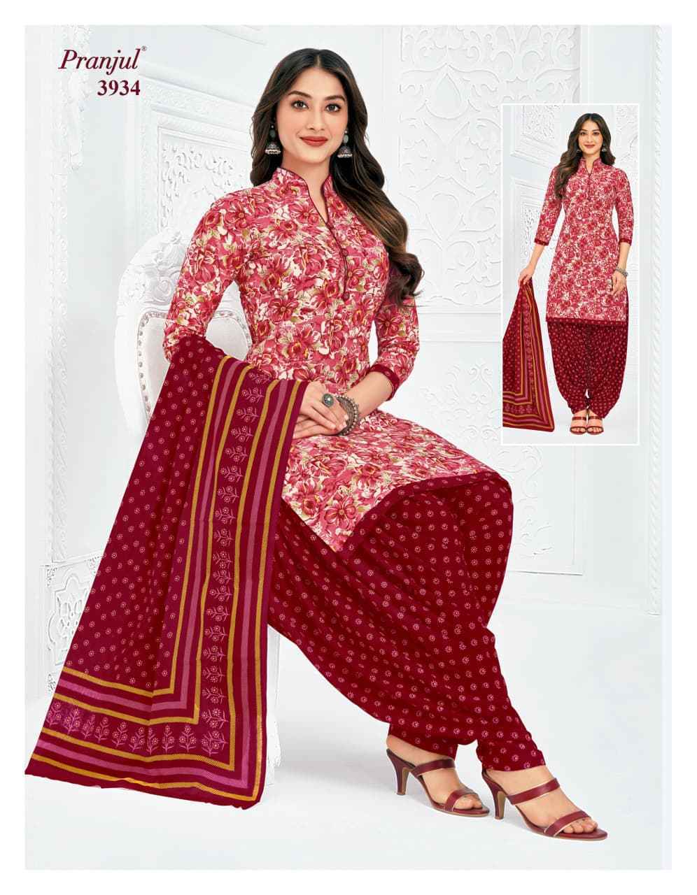 Pranjul Priyanshi Vol 39 Cotton Dress Material 36 pcs Catalogue