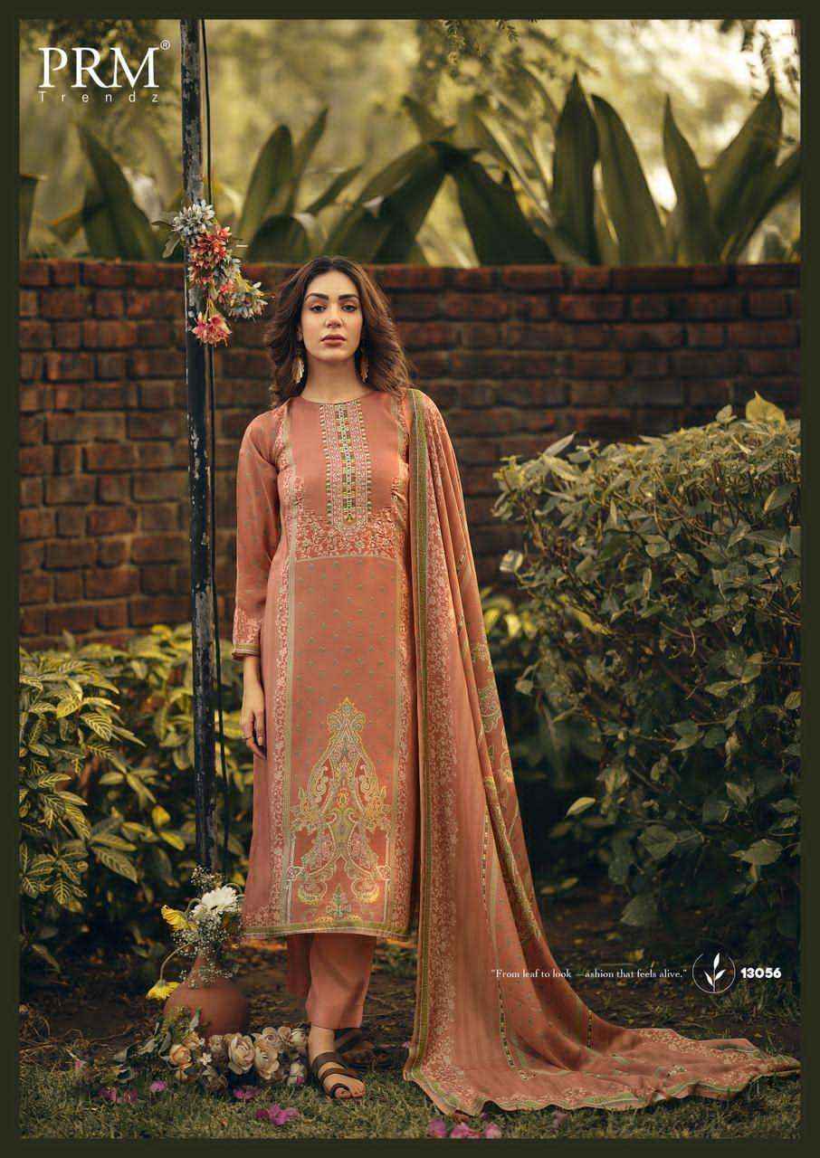 PRM Trendz Juliette Muslin Silk Dress Material (6 pcs Catalogue)