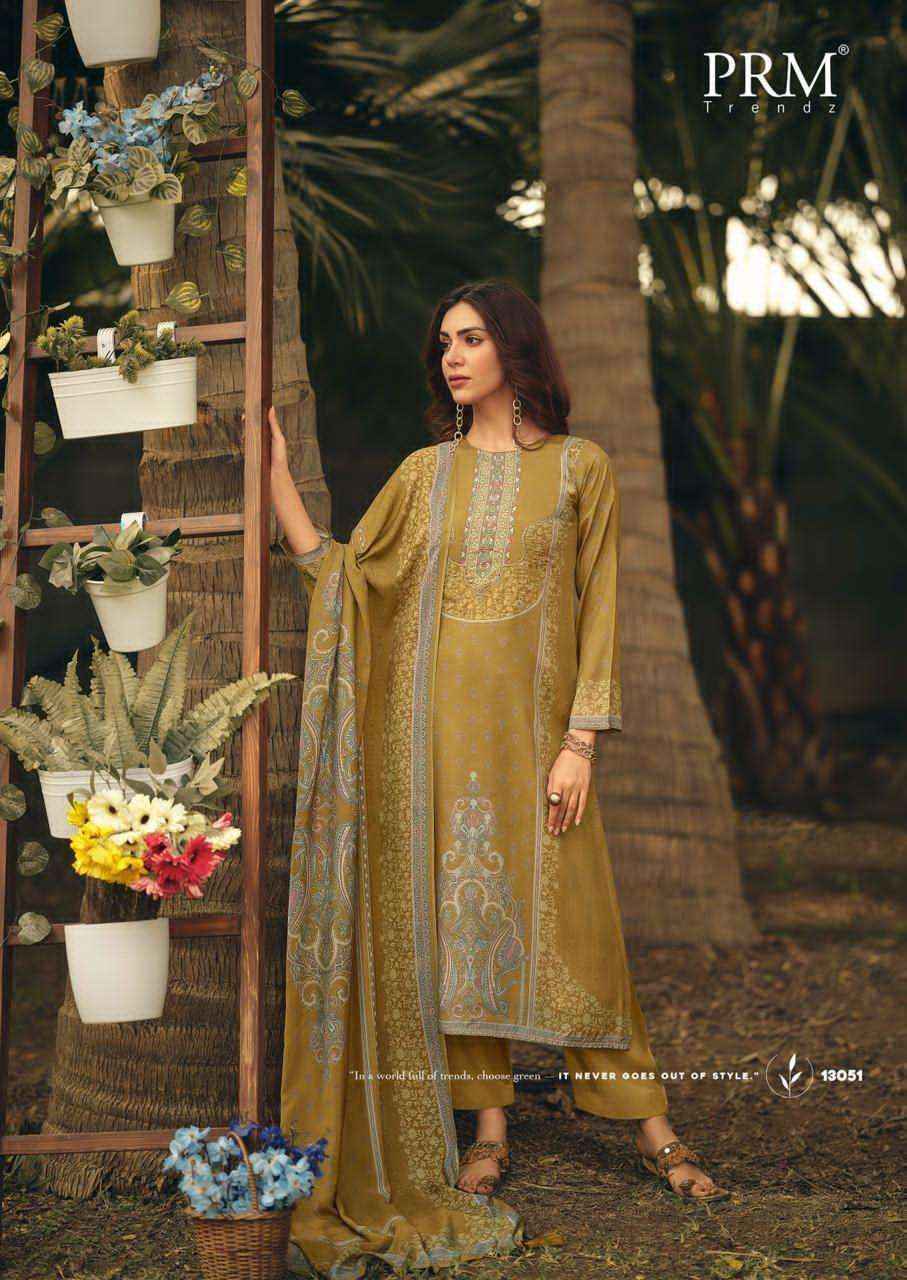 PRM Trendz Juliette Muslin Silk Dress Material (6 pcs Catalogue)