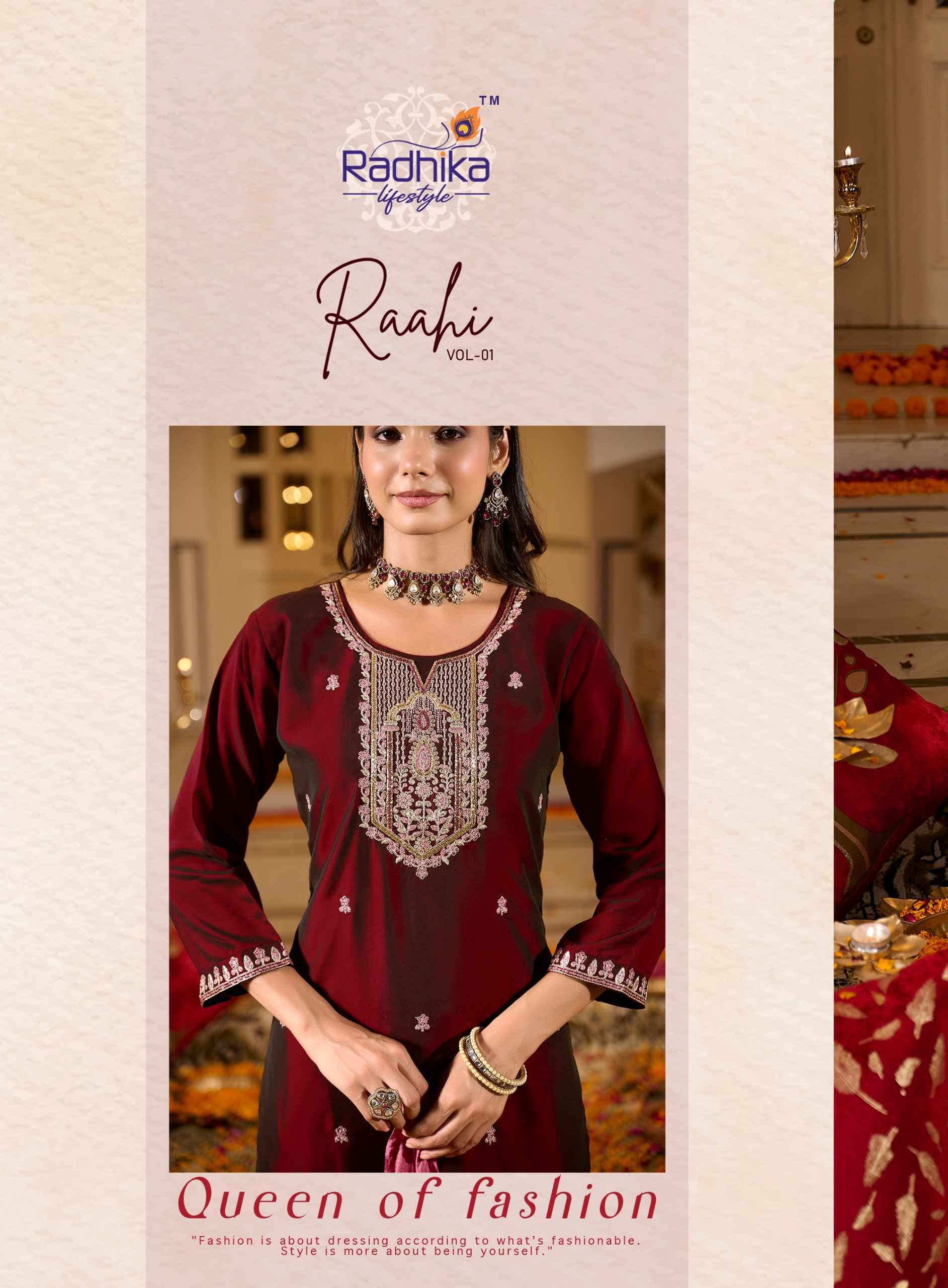 Radhika Lifestyle Rahi Vol-1 Silk Readymade Suit (6 pcs Cataloge)