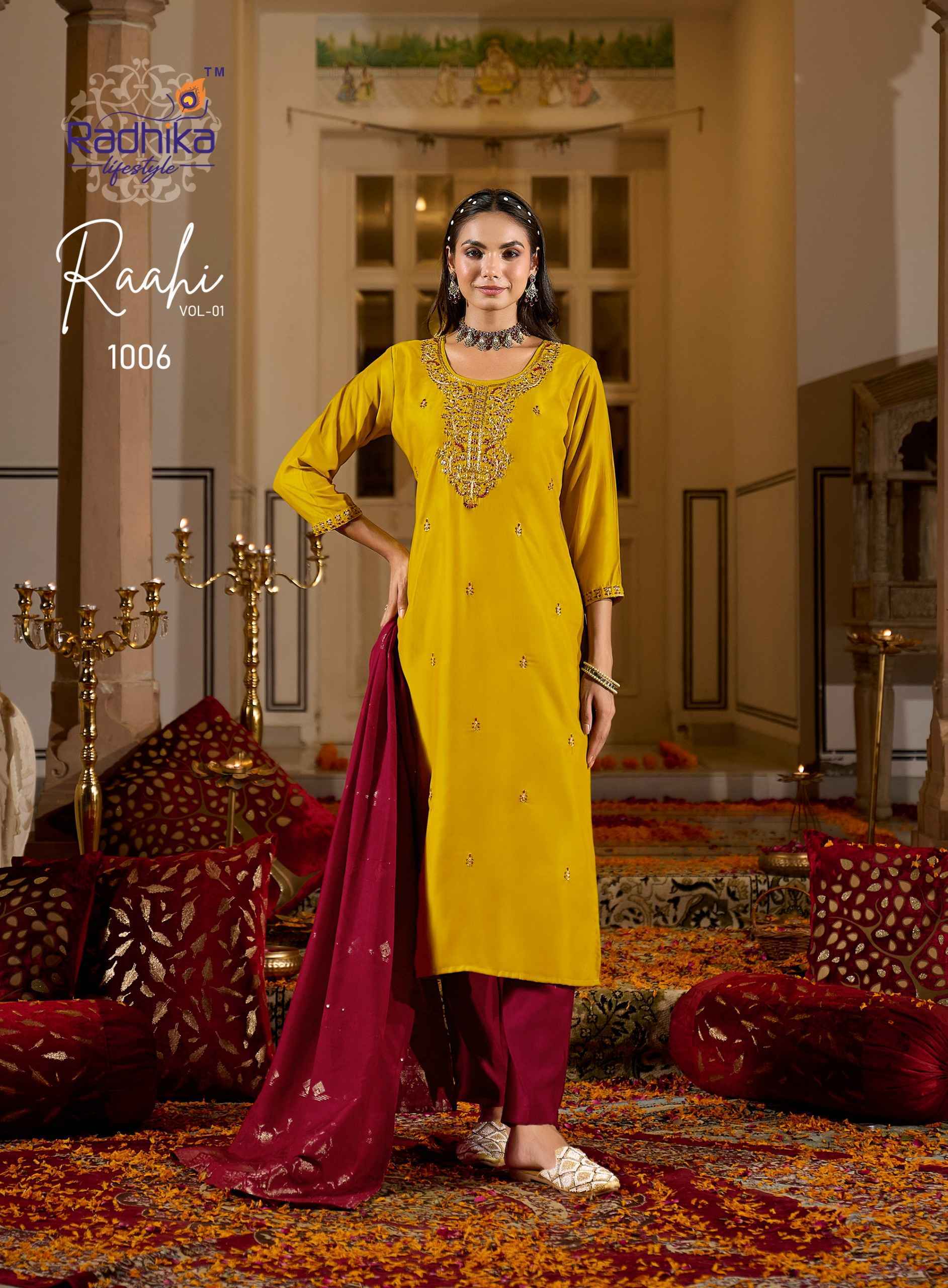 Radhika Lifestyle Rahi Vol-1 Silk Readymade Suit (6 pcs Cataloge)