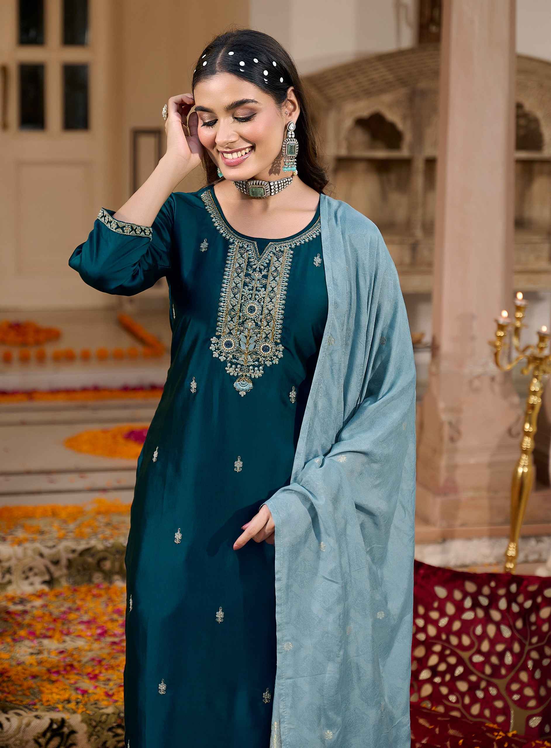 Radhika Lifestyle Rahi Vol-1 Silk Readymade Suit (6 pcs Cataloge)