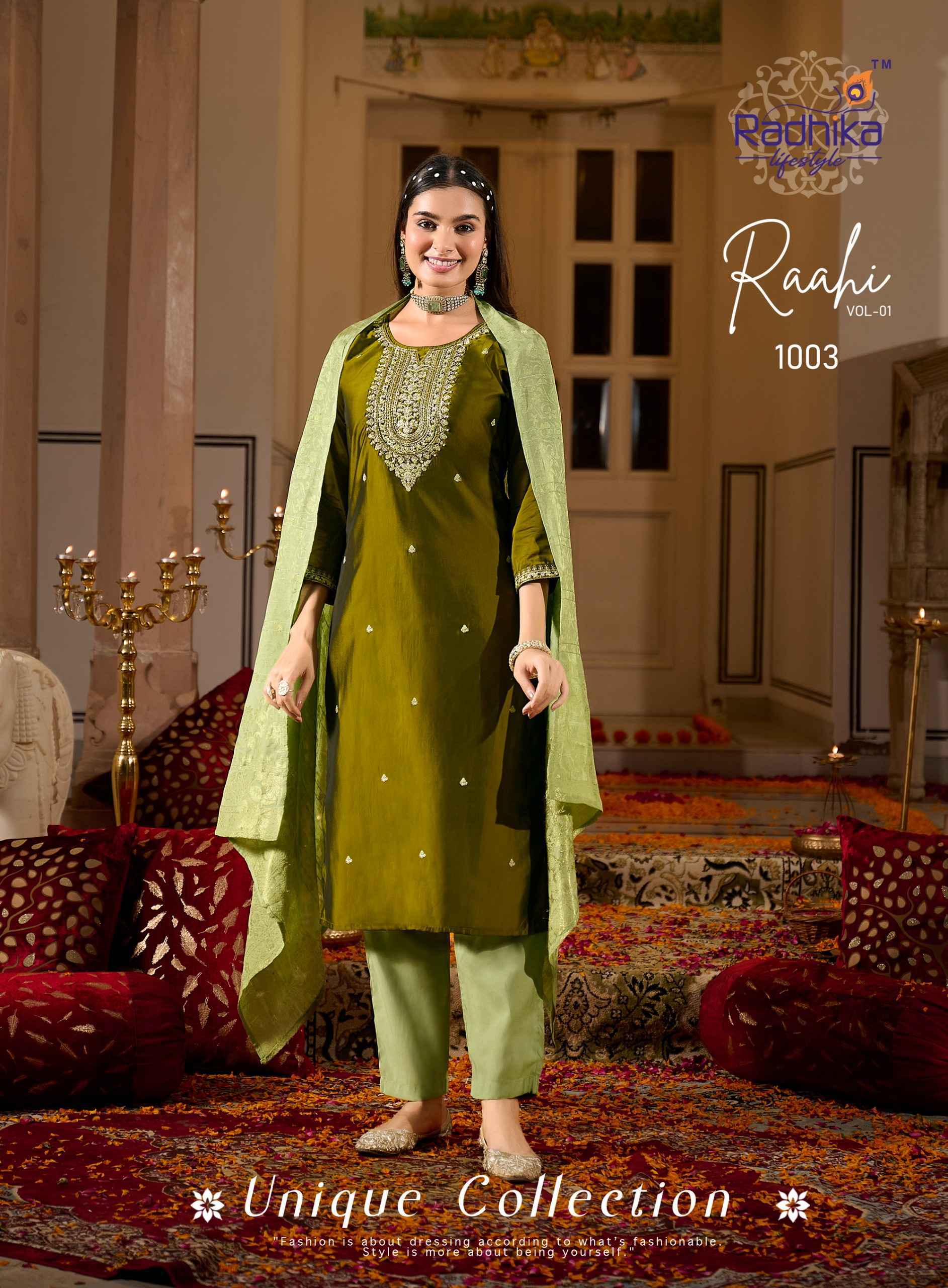 Radhika Lifestyle Rahi Vol-1 Silk Readymade Suit (6 pcs Cataloge)