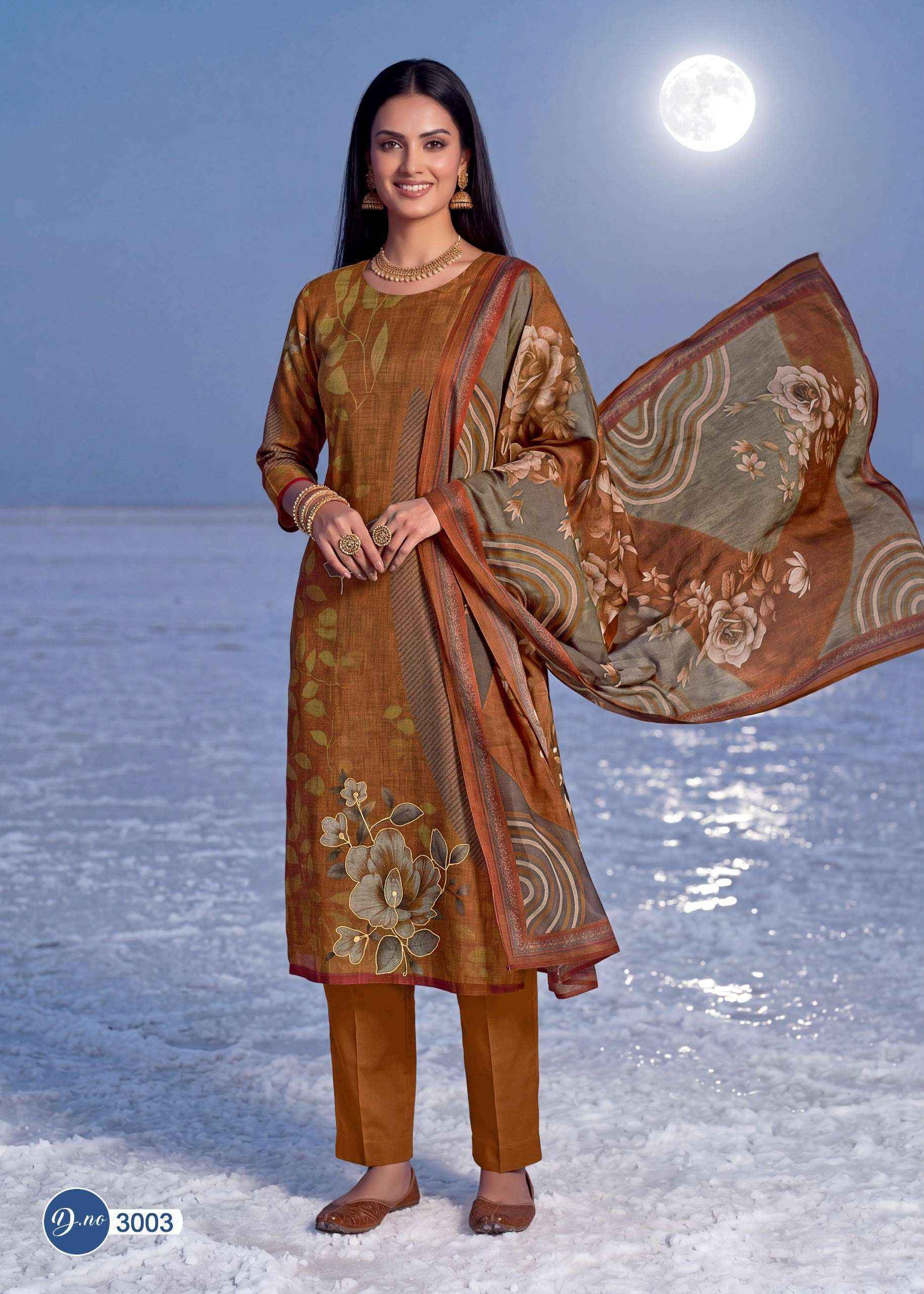 Rahi Fab Rising Gold Vol 3 Cotton Dress Material 8 pcs Catalogue