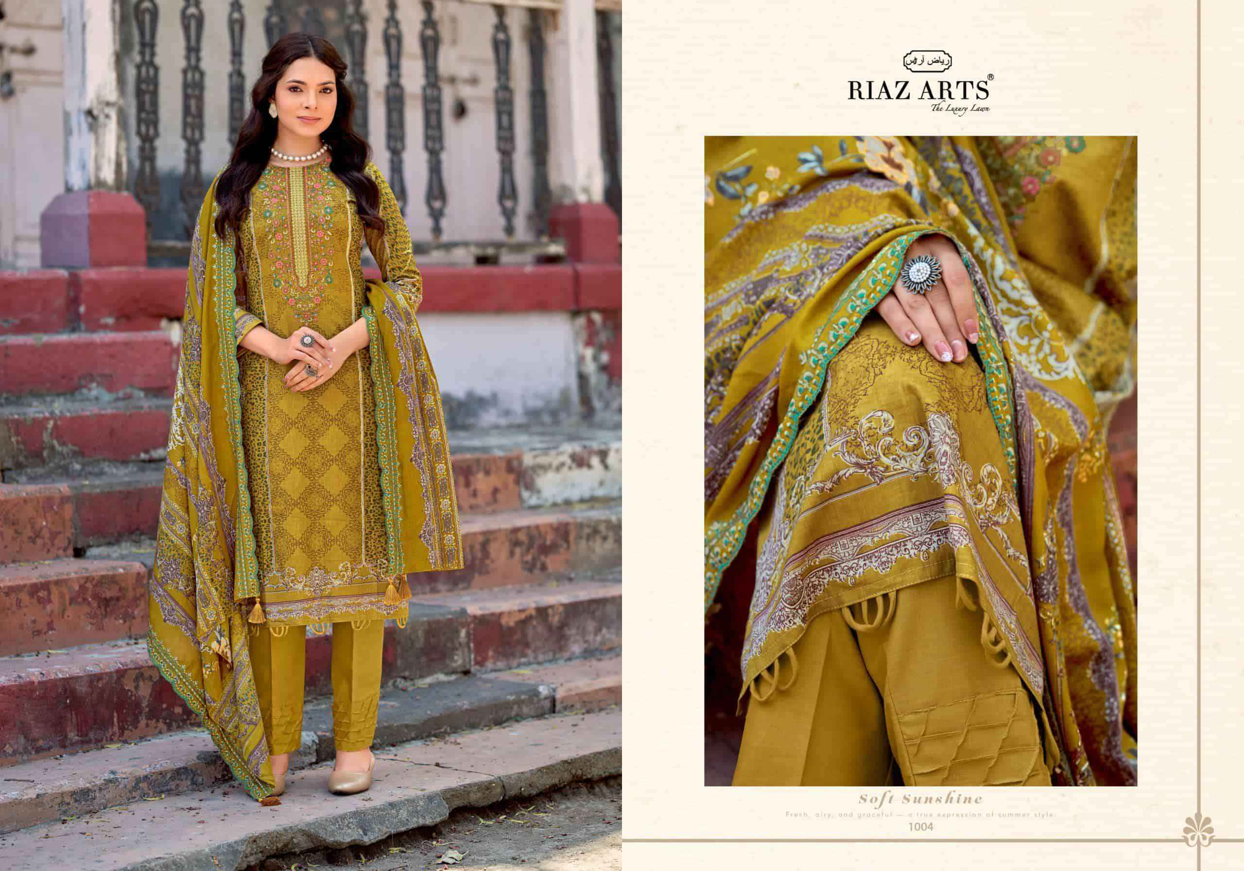 Riaz Arts Surbhi Bin Saeed Hit List Vol-20 Cotton Dress Material (4 pcs Catalogue)