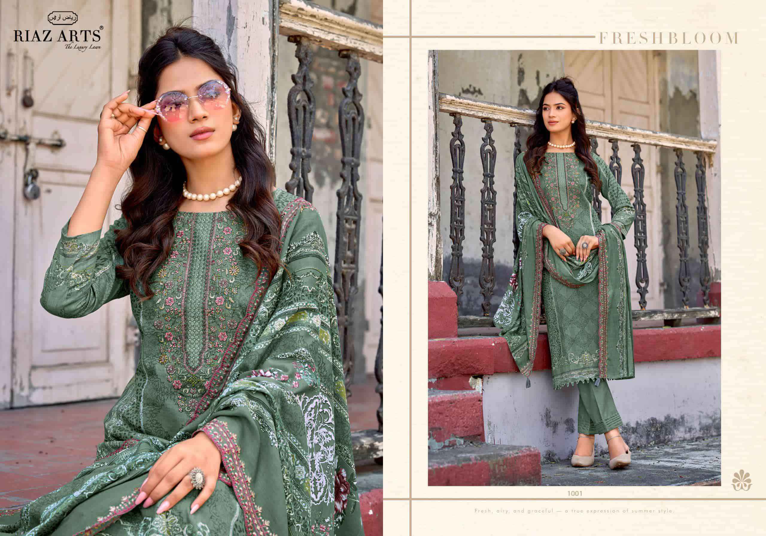 Riaz Arts Surbhi Bin Saeed Hit List Vol-20 Cotton Dress Material (4 pcs Catalogue)