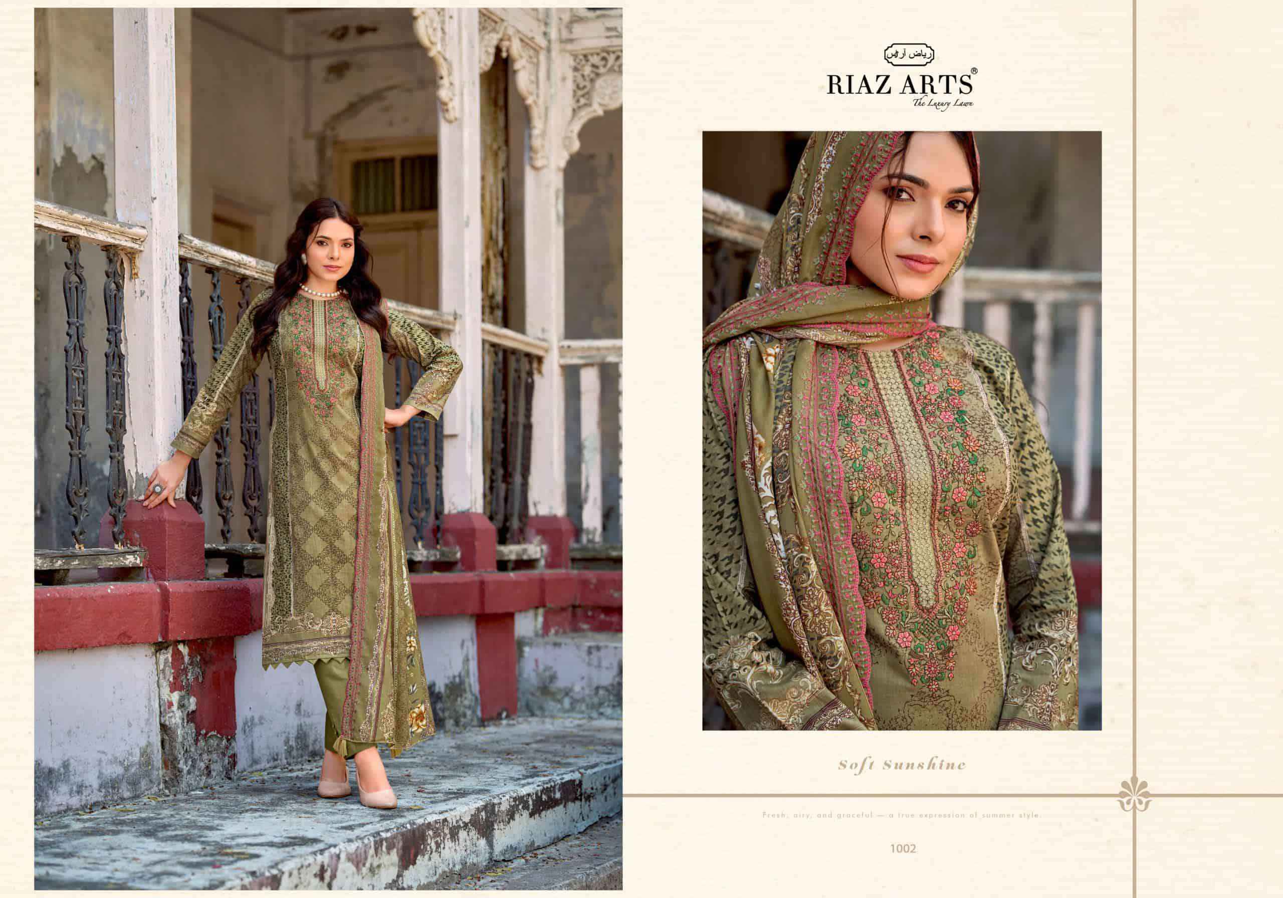 Riaz Arts Surbhi Bin Saeed Hit List Vol-20 Cotton Dress Material (4 pcs Catalogue)
