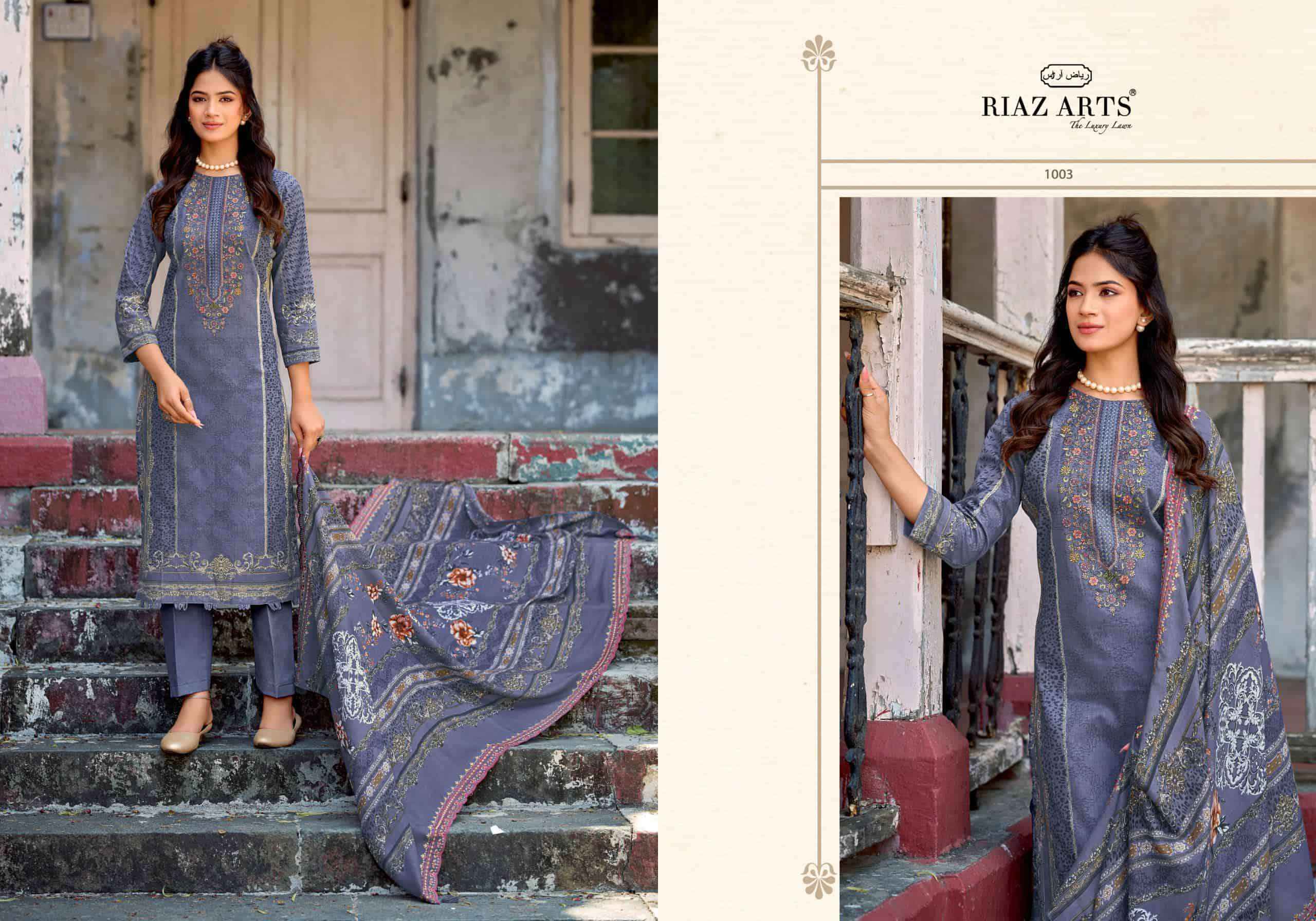 Riaz Arts Surbhi Bin Saeed Hit List Vol-20 Cotton Dress Material (4 pcs Catalogue)