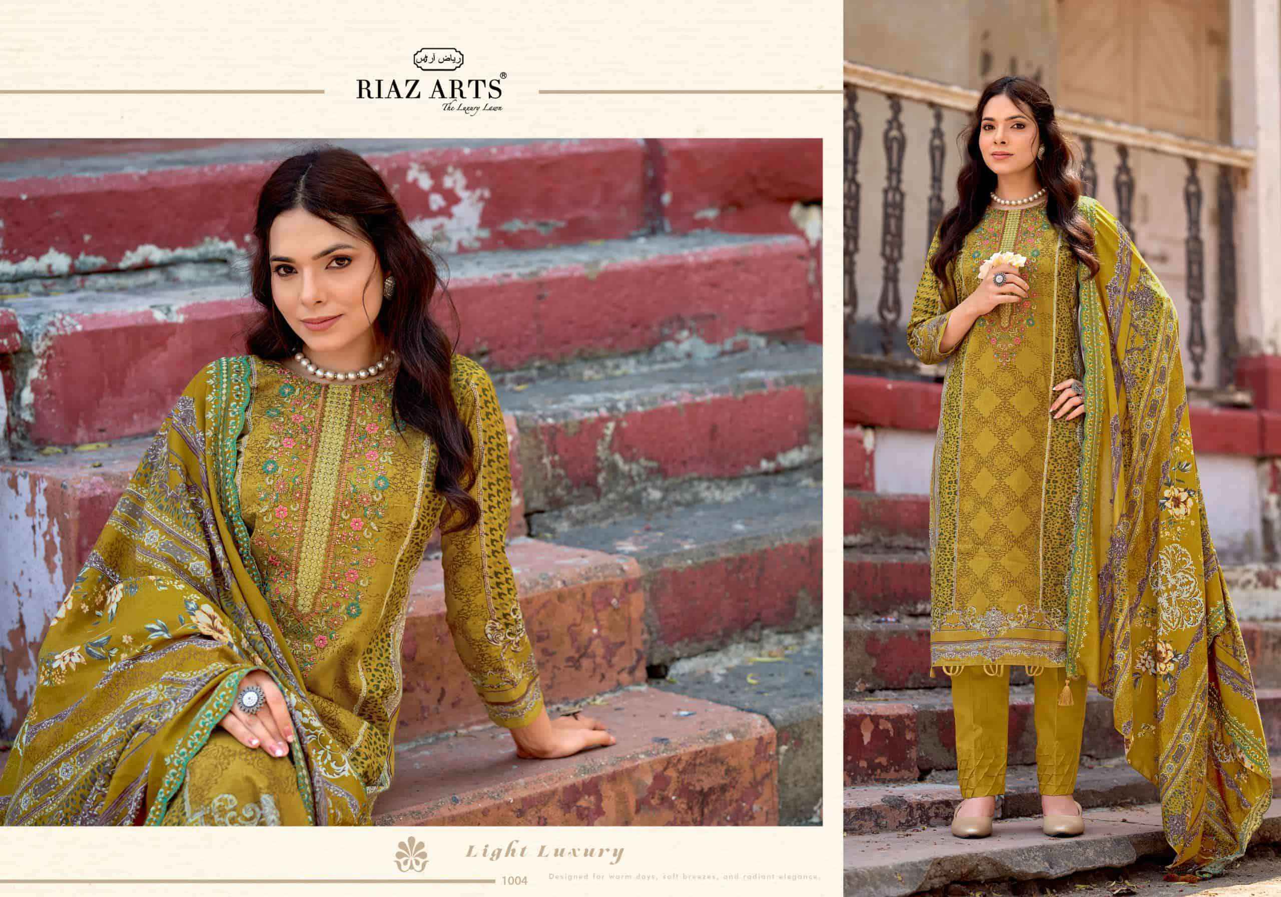 Riaz Arts Surbhi Bin Saeed Hit List Vol-20 Cotton Dress Material (4 pcs Catalogue)