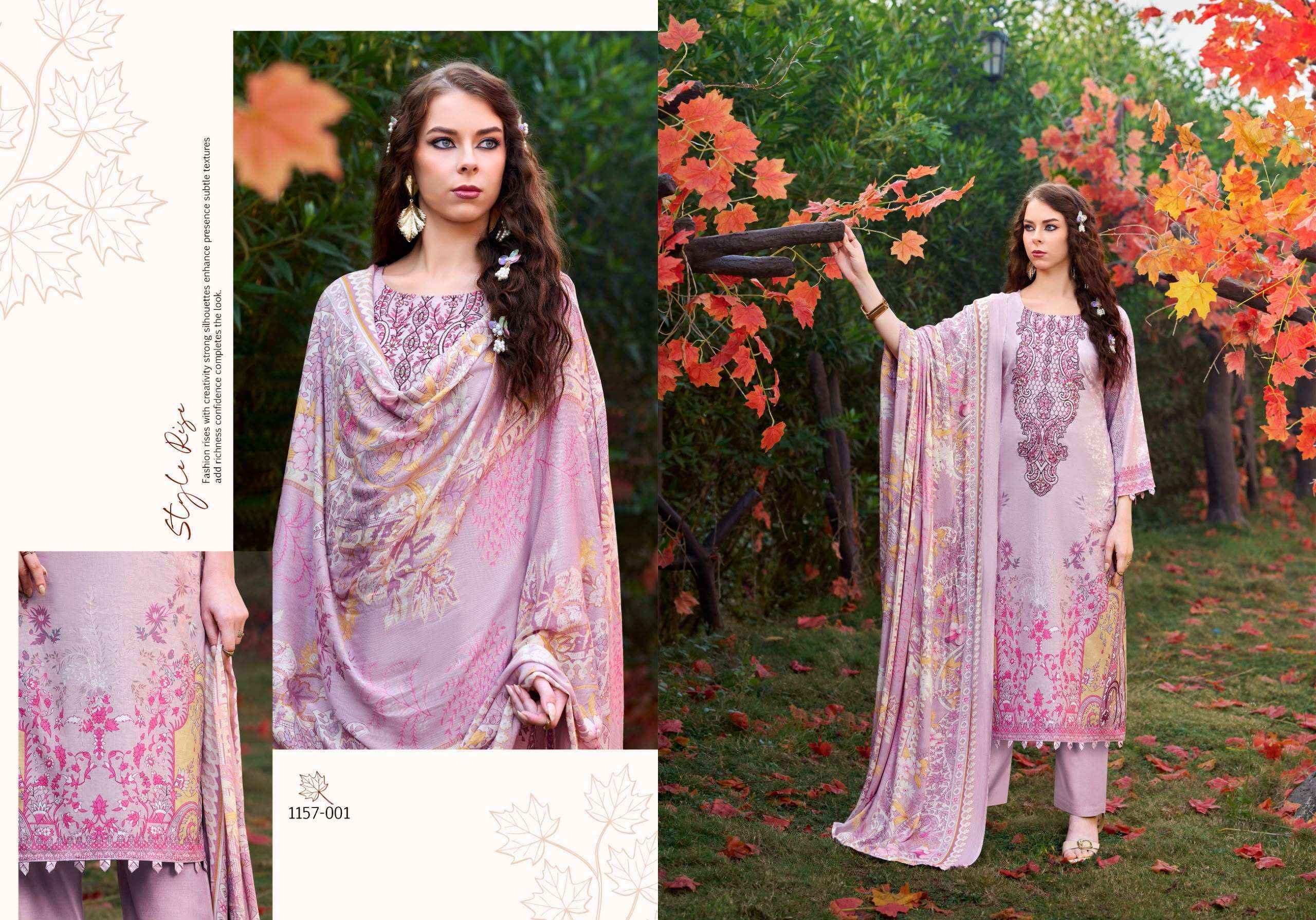 Romani Needle Wonder Vol 15 Cotton Dress Material 8 pcs Catalogue