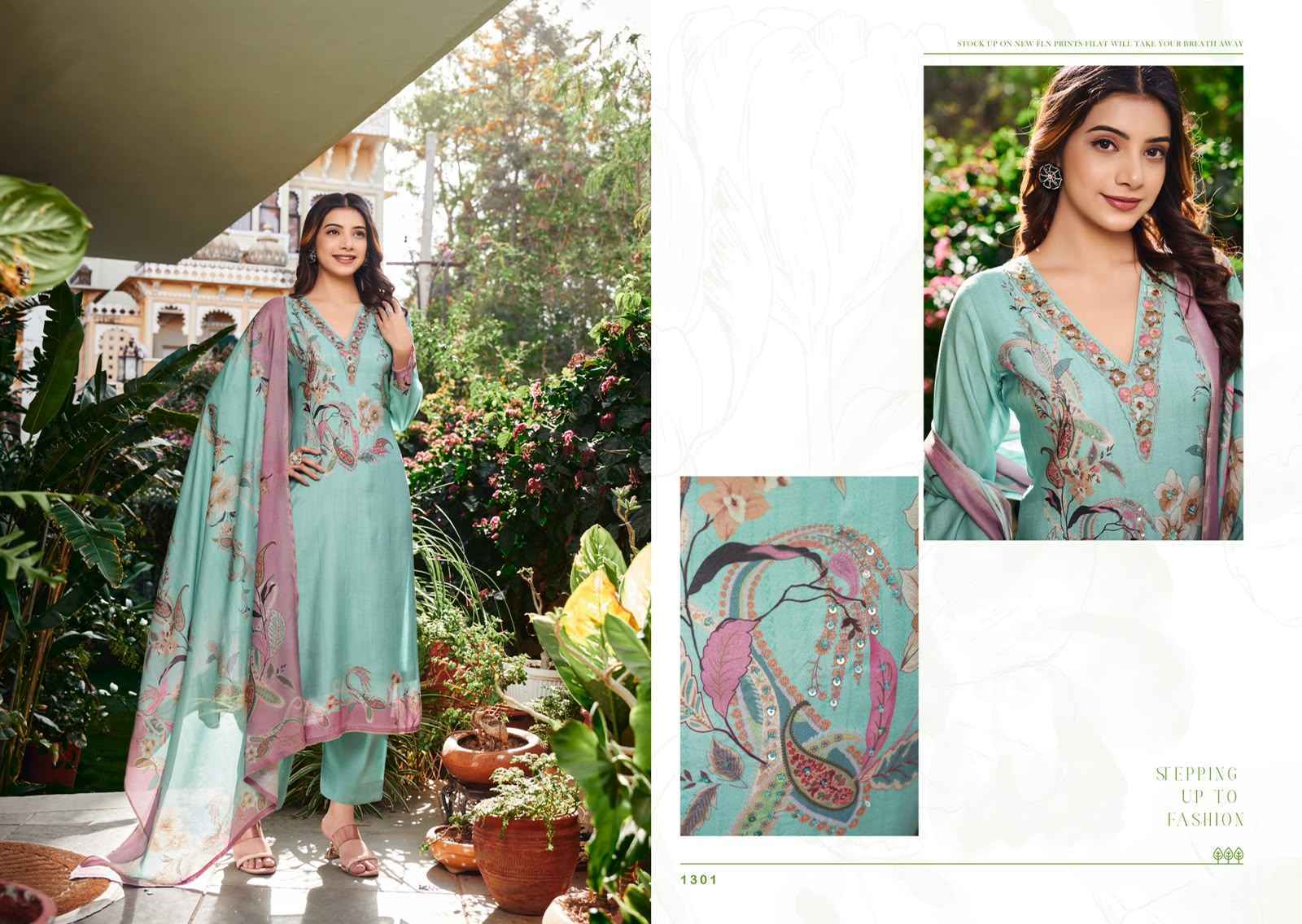 Rupali Fashion Raahi Vol 2 Musline Dress Material 4 pcs Catalogue