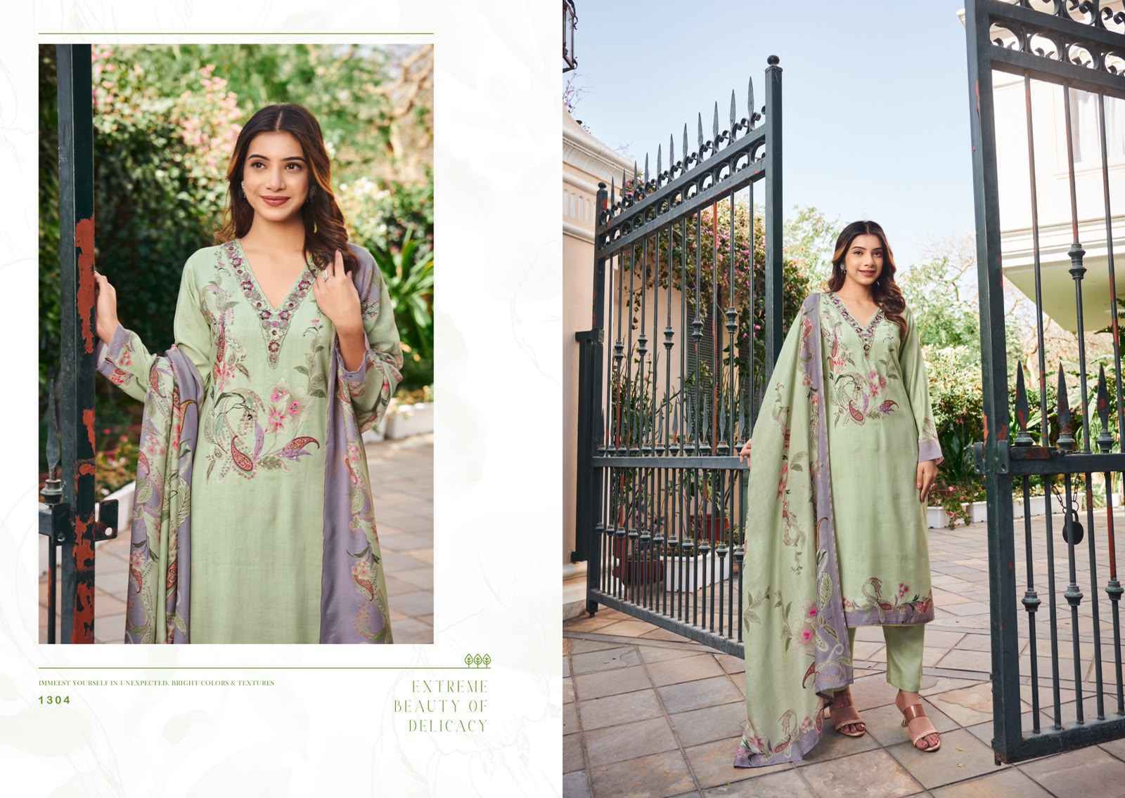 Rupali Fashion Raahi Vol 2 Musline Dress Material 4 pcs Catalogue