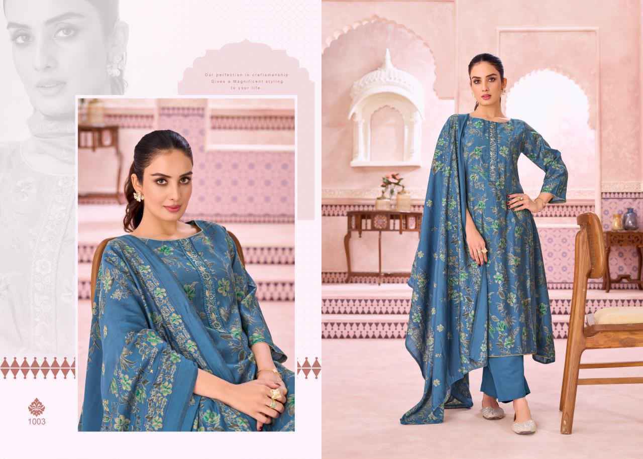Salvi Fashion Sayuri Silk Plus Modal Silk Dress Material 8 pcs Catalogue