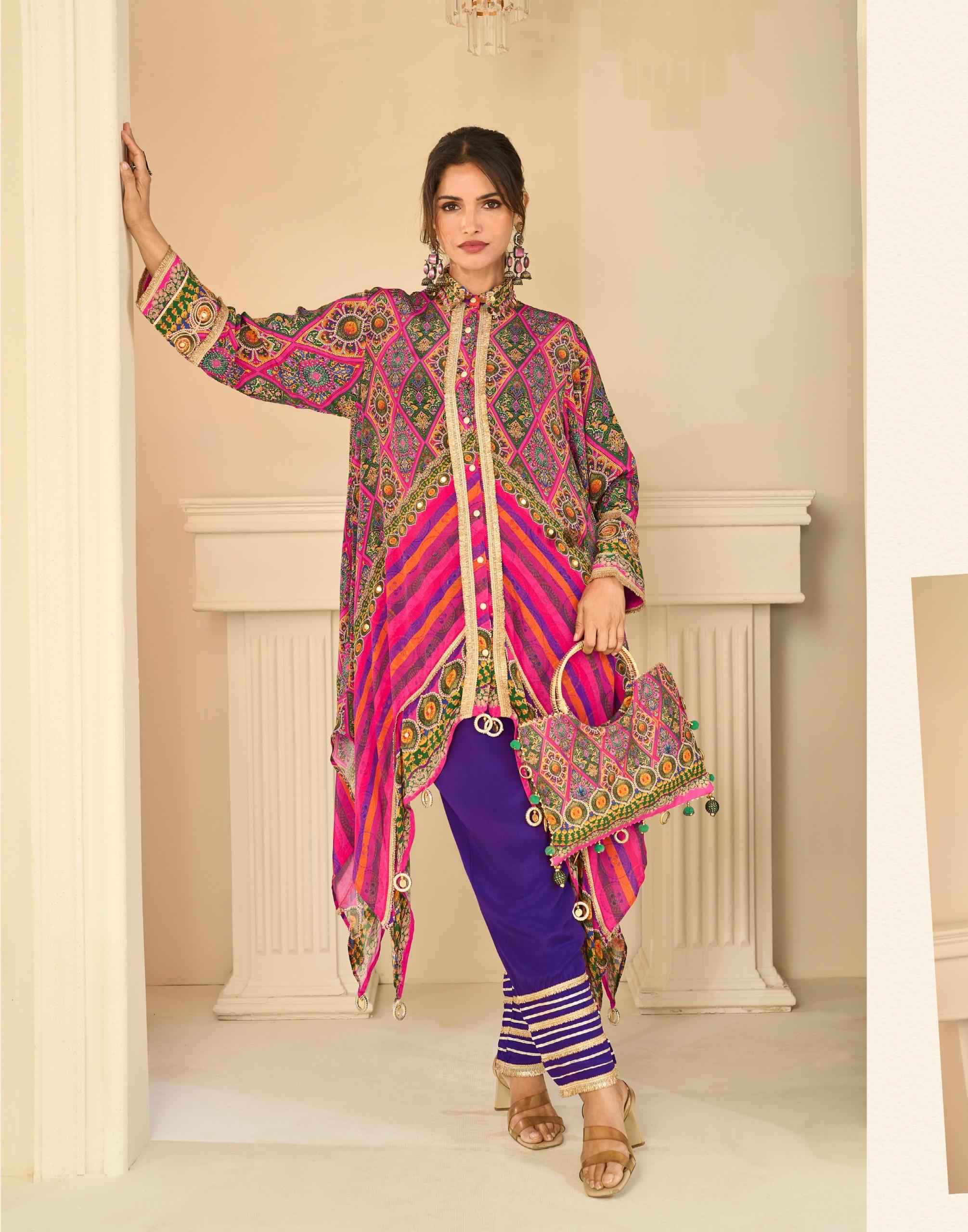 Sayuri Designer Savan Readymade Natural Crep Silk Dress 3 pcs Catalogue